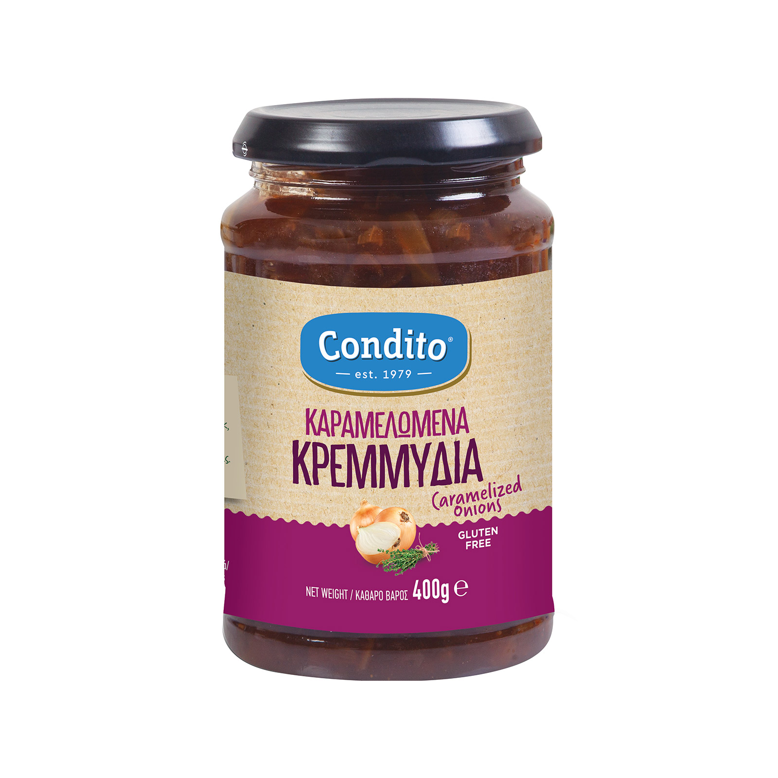 Condito σάλτσα dressing καραμελωμένα κρεμμύδια 400g εικόνα 1