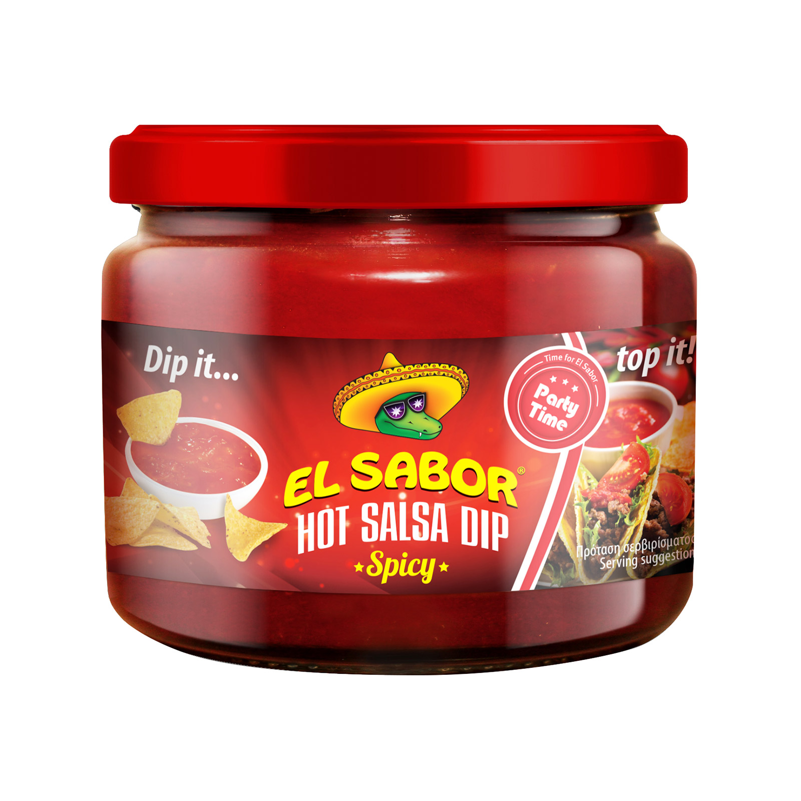 El Sabor σάλτσα dip hot salsa 300g εικόνα 1