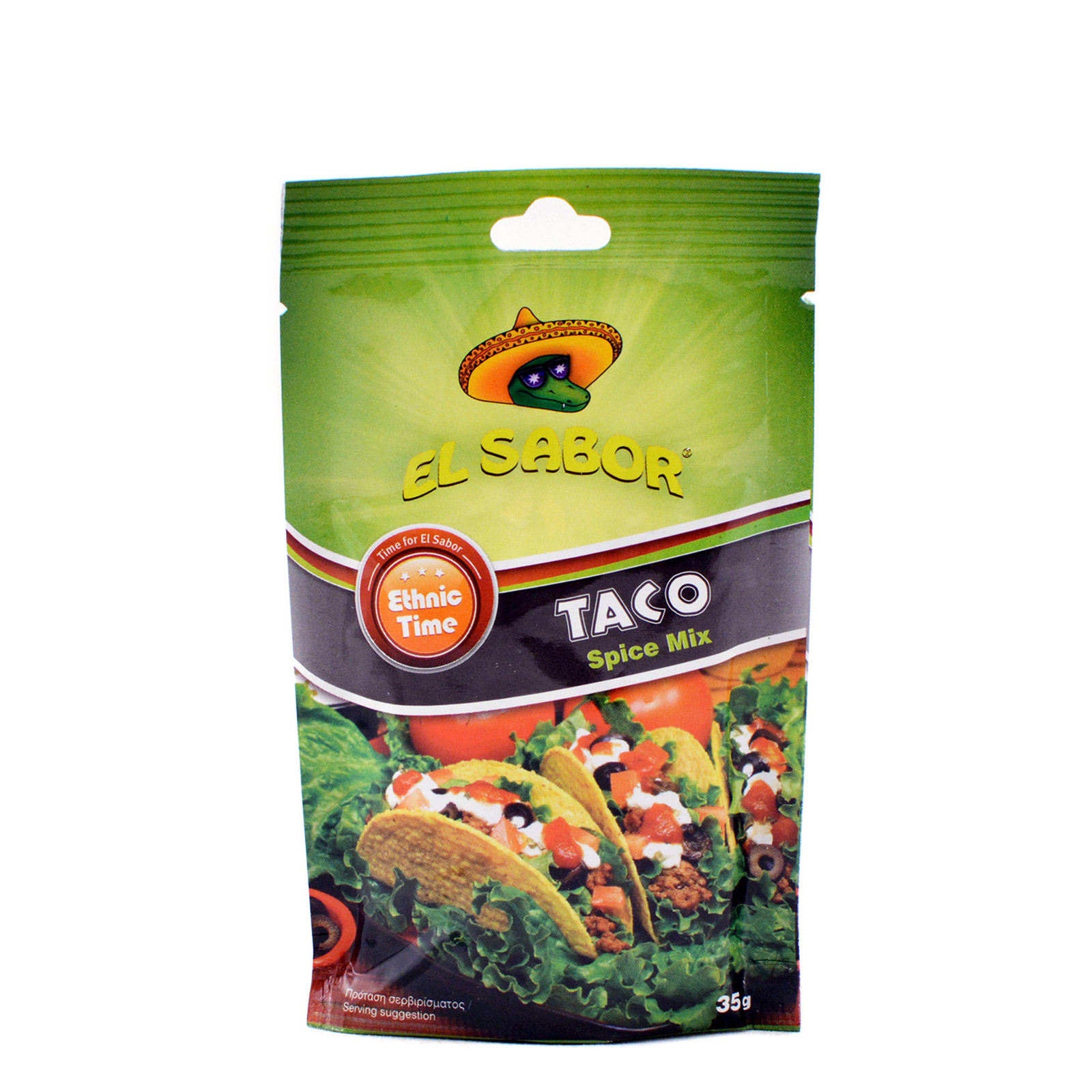 El Sabor Tacos μείγμα μπαχαρικών για τάκος μείγμα μπαχαρικών 35g εικόνα 1