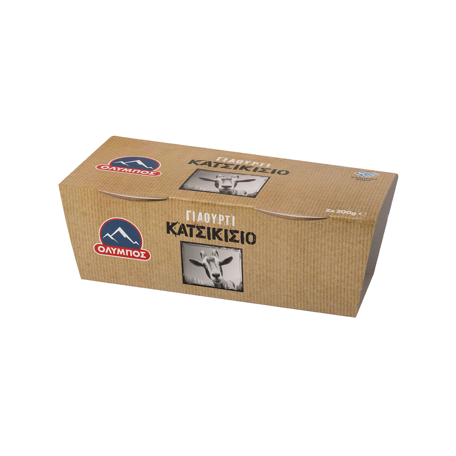 Όλυμπος γιαούρτι κατσικίσιο 4% λιπαρά 2x200g εικόνα 1