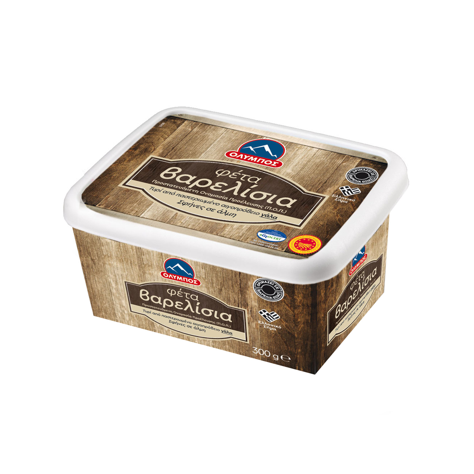 Όλυμπος τυρί φέτα βαρελίσια 300g εικόνα 1