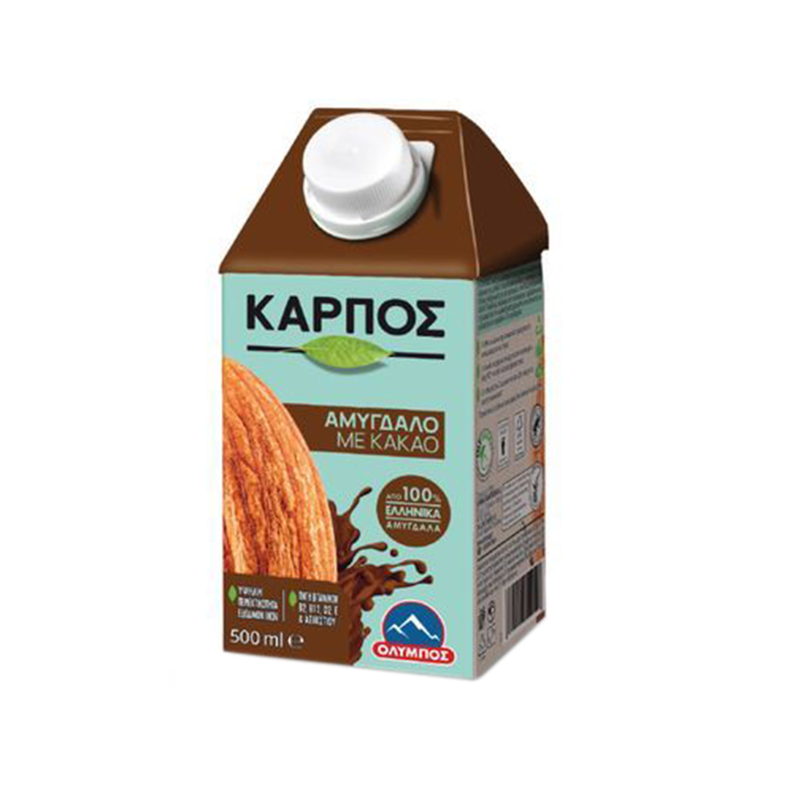 Όλυμπος Καρπός ρόφημα αμυγδάλου με κακάο 500ml εικόνα 1