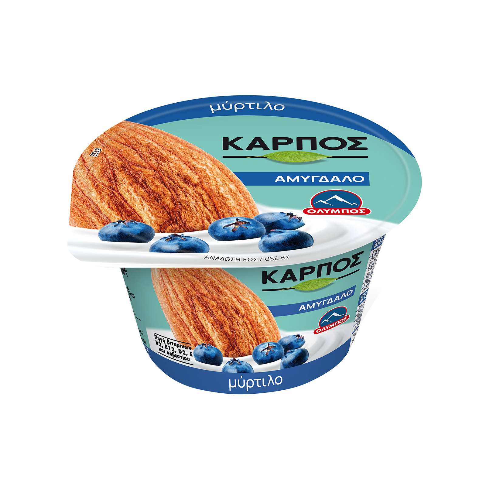 Όλυμπος Καρπός επιδόρπιο αμυγδάλου μύρτιλο 150g εικόνα 1