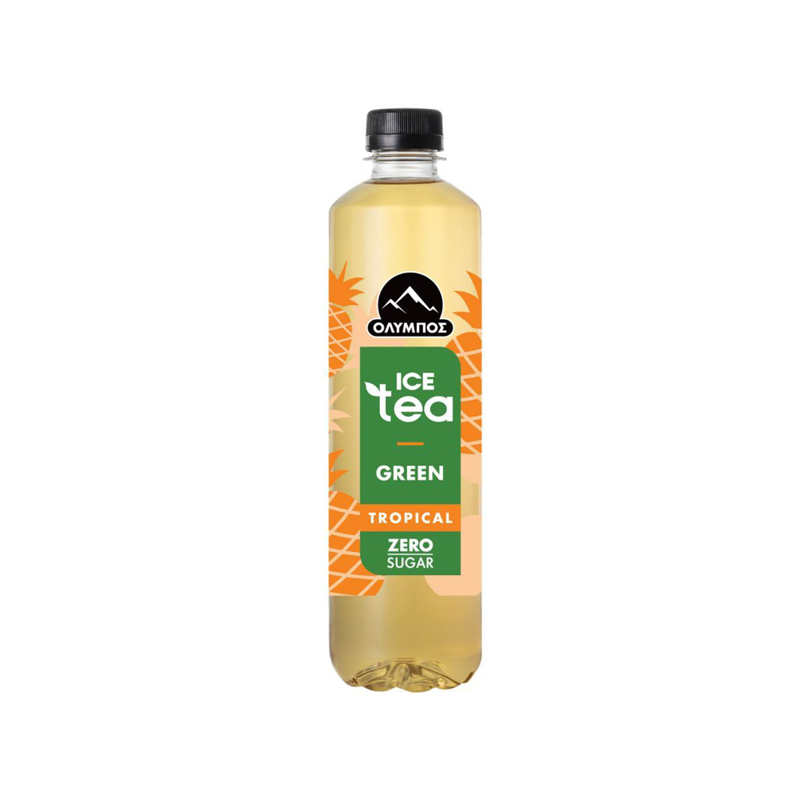 Όλυμπος Ice tea ρόφημα πράσινου τσαγιού tropical 500ml εικόνα 1