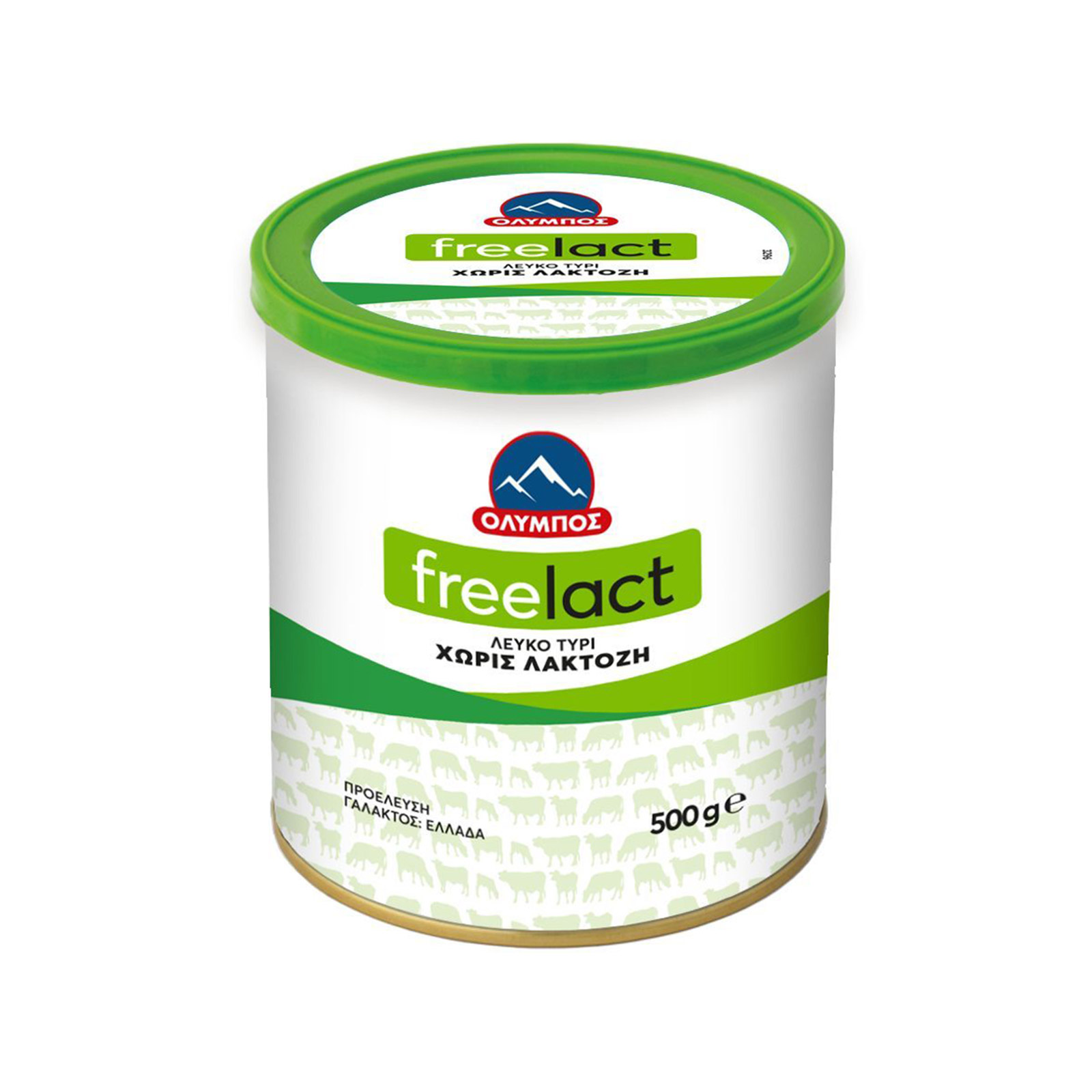 Όλυμπος Freelact τυρί λευκό σε άλμη 800g (στραγγισμένο βάρος 500g) εικόνα 1