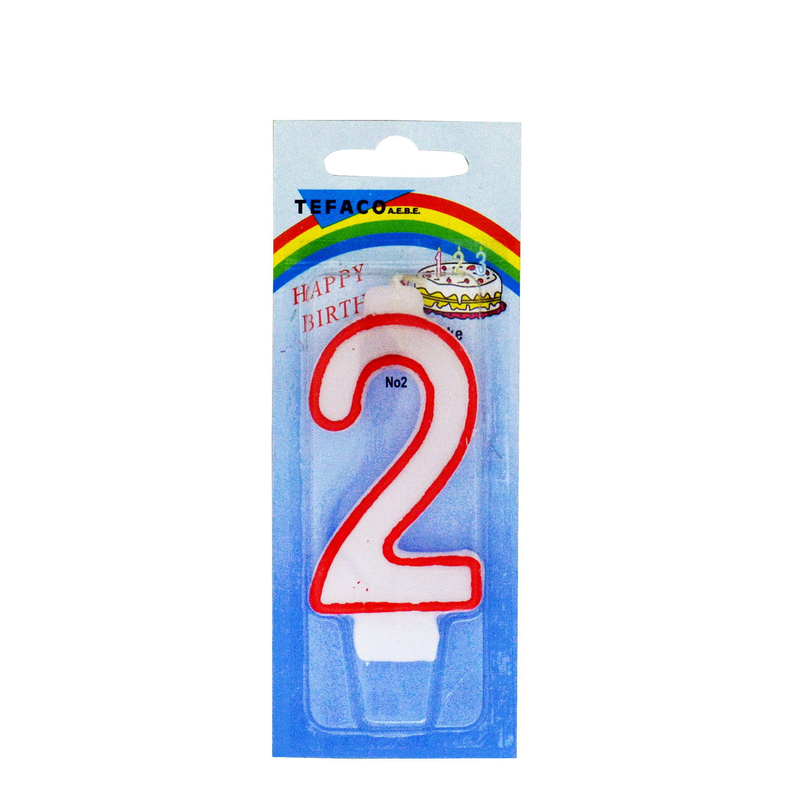 Tefaco No. 2 κερί γενεθλίων εικόνα 1