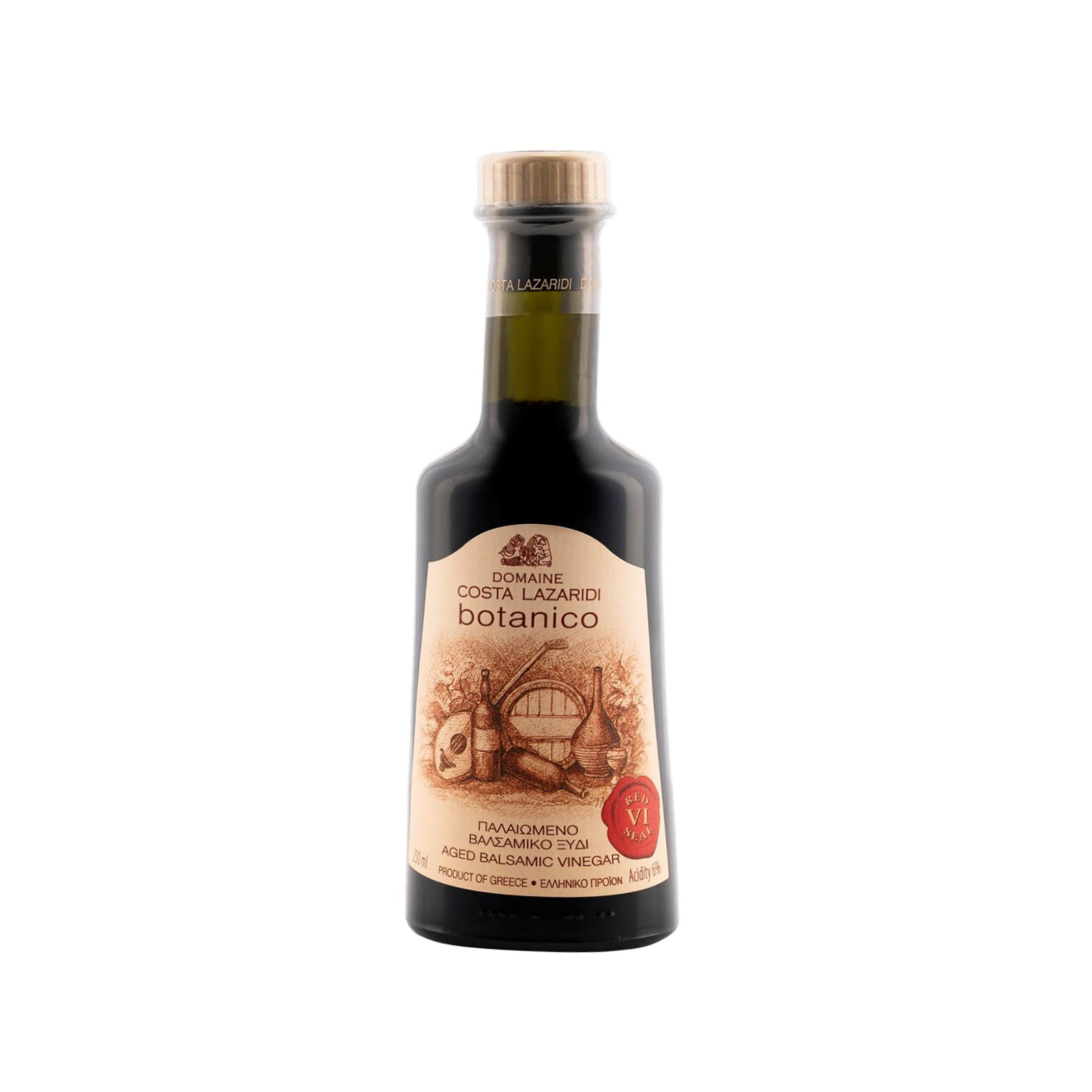 Domaine Costa Lazaridi Botanico ξίδι βαλσάμικο παλαιωμένο red seal 250ml εικόνα 1