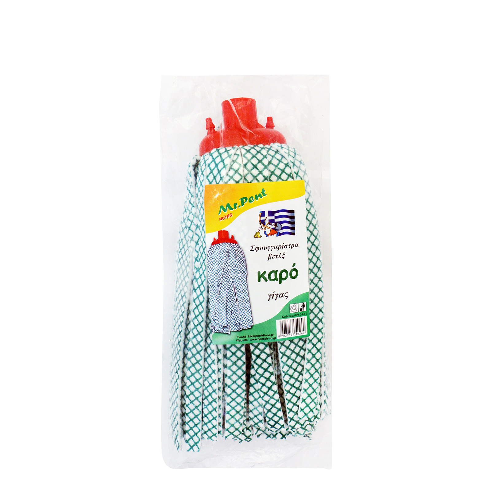 Mr. Pent Γίγας σφουγγαρίστρα ανταλλακτικό καρό εικόνα 1