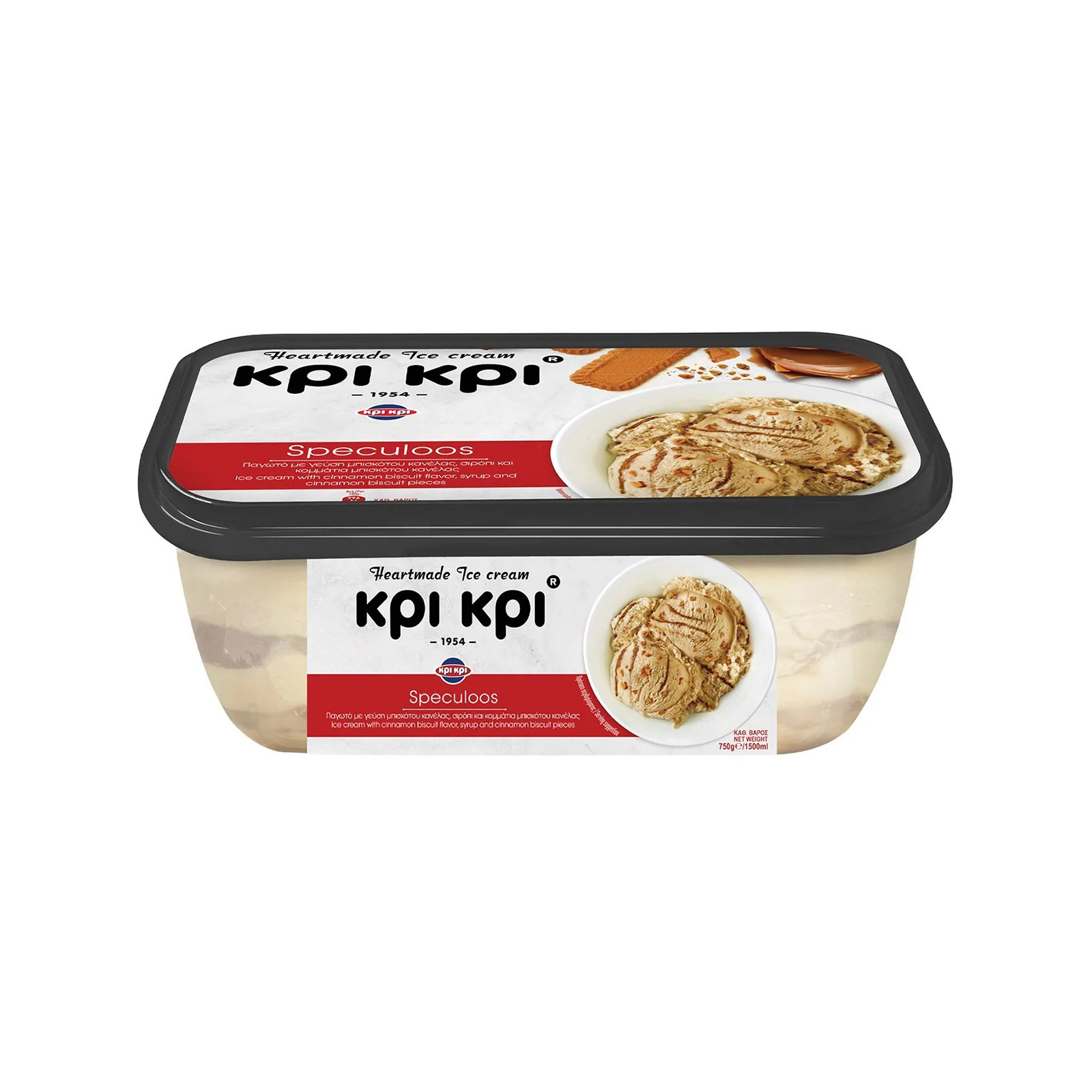 Κρι Κρι Heartmade παγωτό οικογενειακό speculoos 1.5lt εικόνα 1