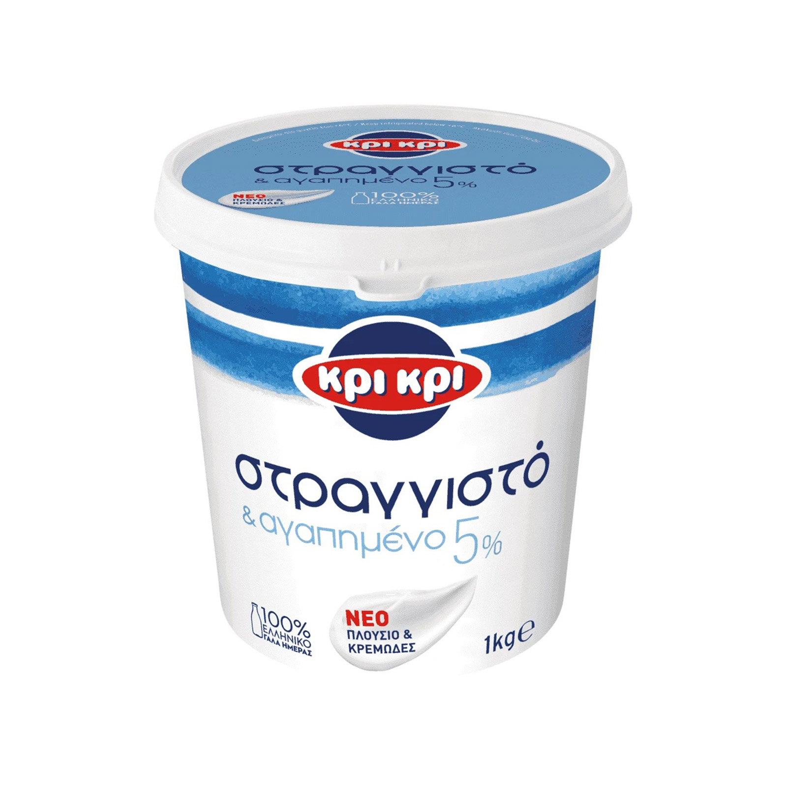 Κρι Κρι γιαούρτι στραγγιστό 5% λιπαρά 1kg εικόνα 1