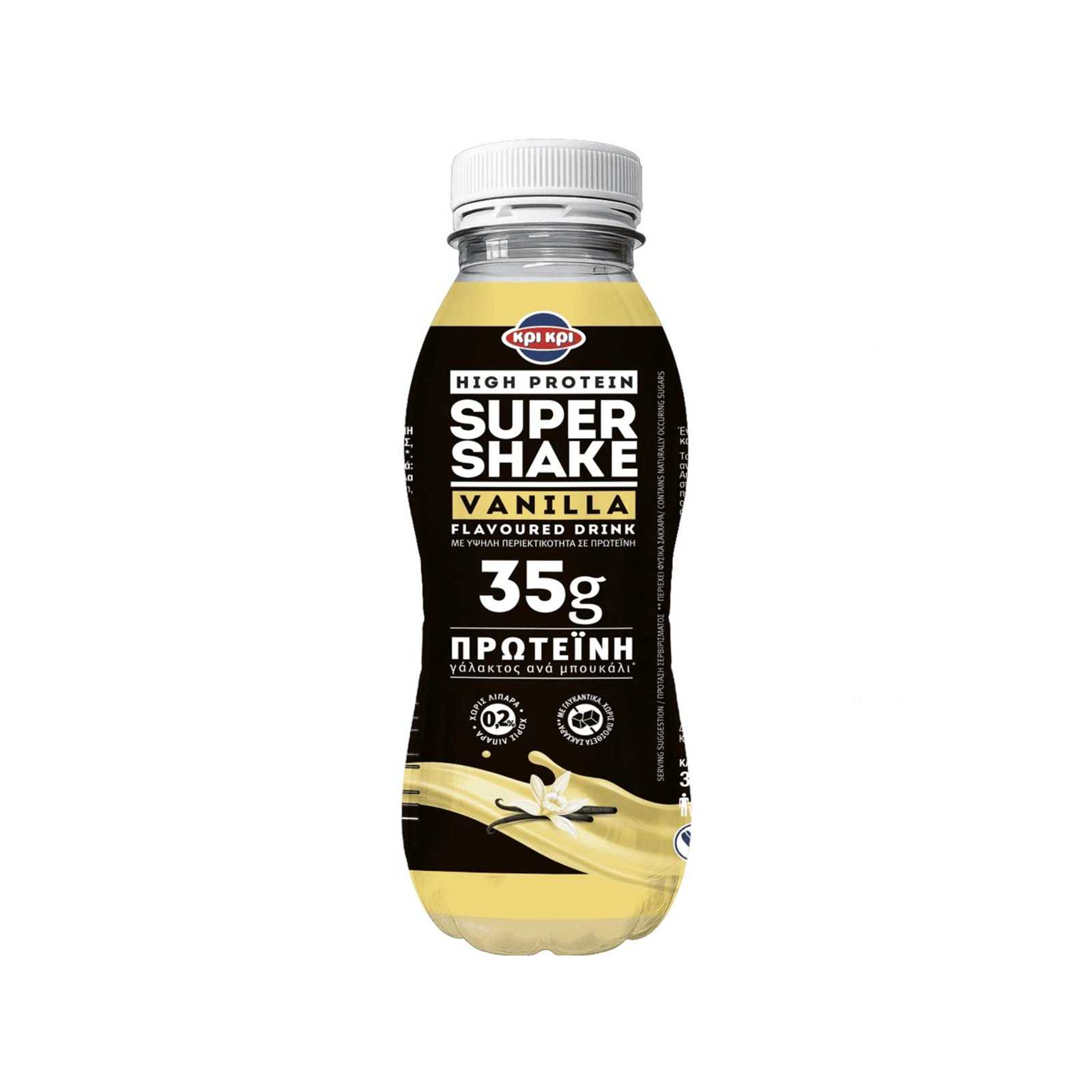 Κρι Κρι Super Shake High Protein ρόφημα πρωτεϊνης βανίλια 330ml εικόνα 1