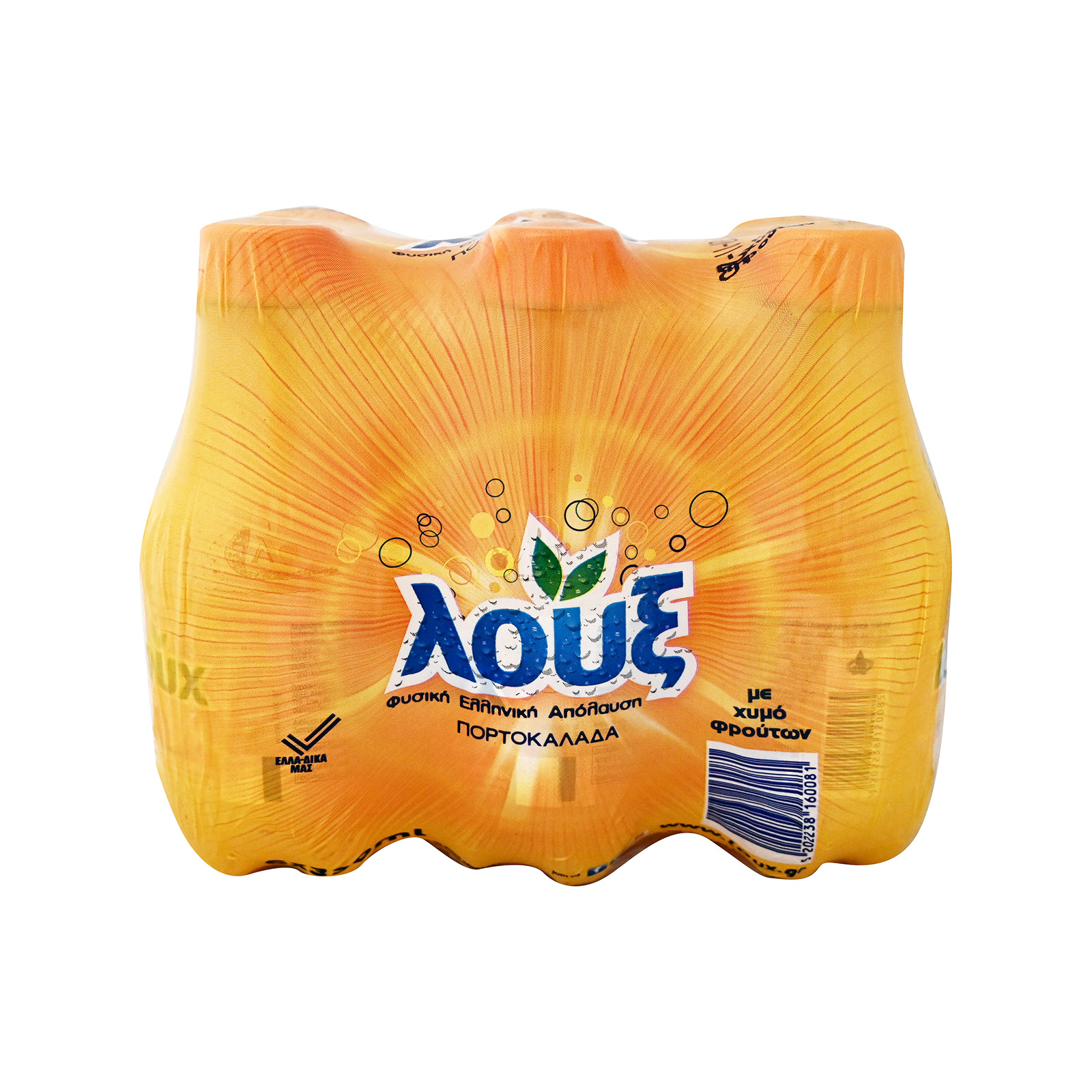 Λούξ αναψυκτικό πορτοκαλάδα με ανθρακικό 6x330ml εικόνα 1