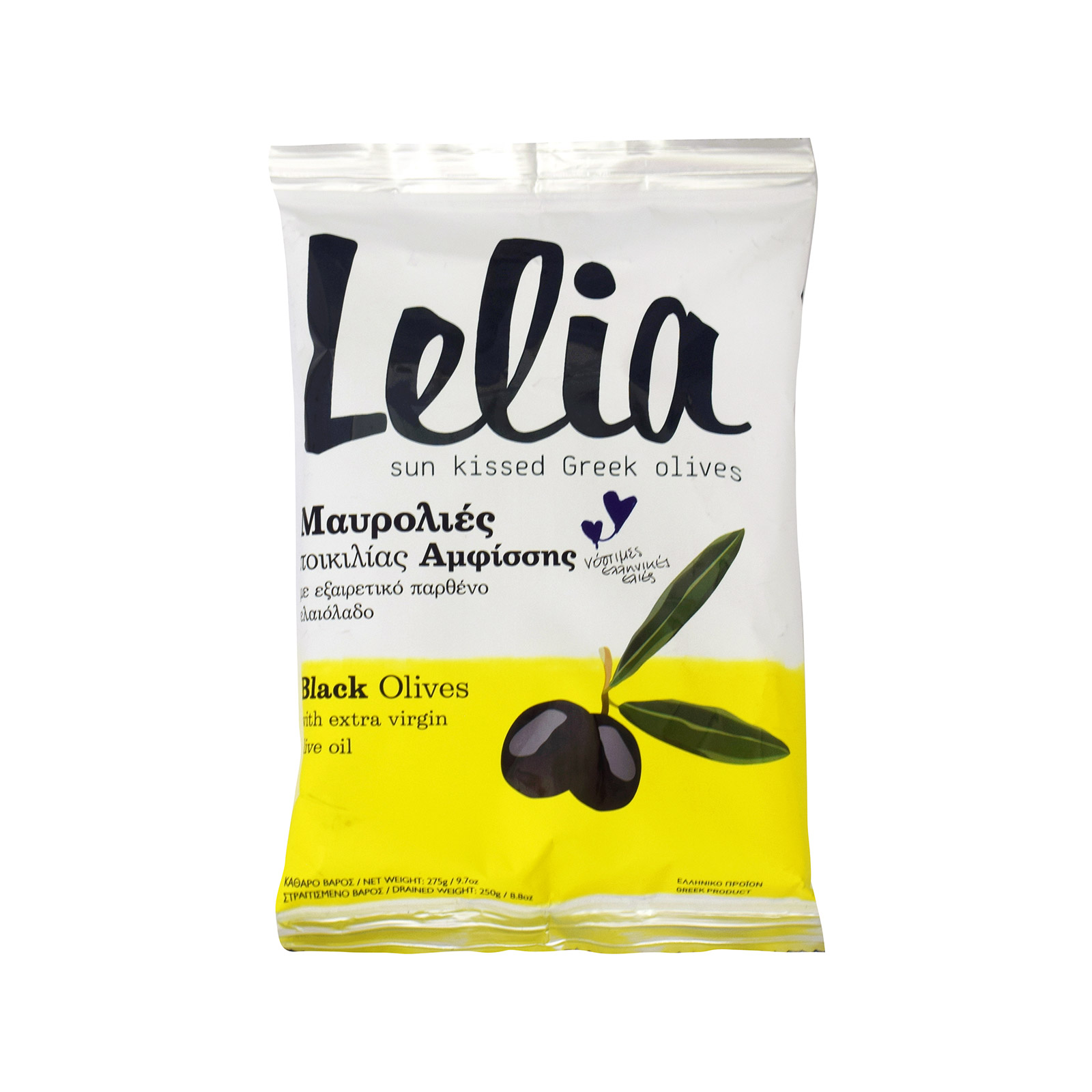 Lelia Black Olives black olives in olive oil 275g (drained weight 250g) image 1