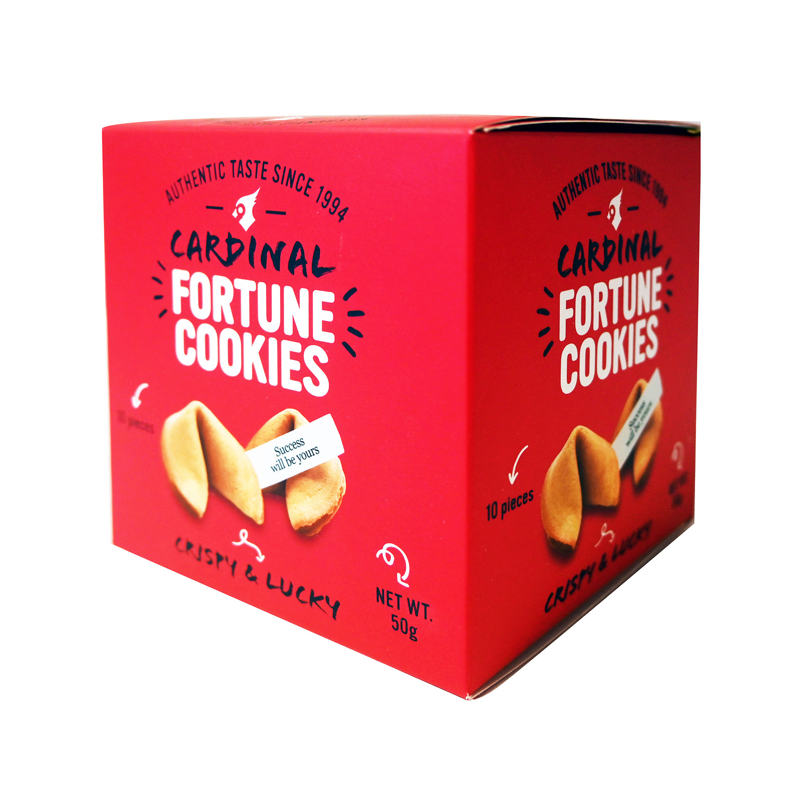 Cardinal Της τύχης μπισκότα άρωμα πορτοκαλιού 10τεμ εικόνα 1