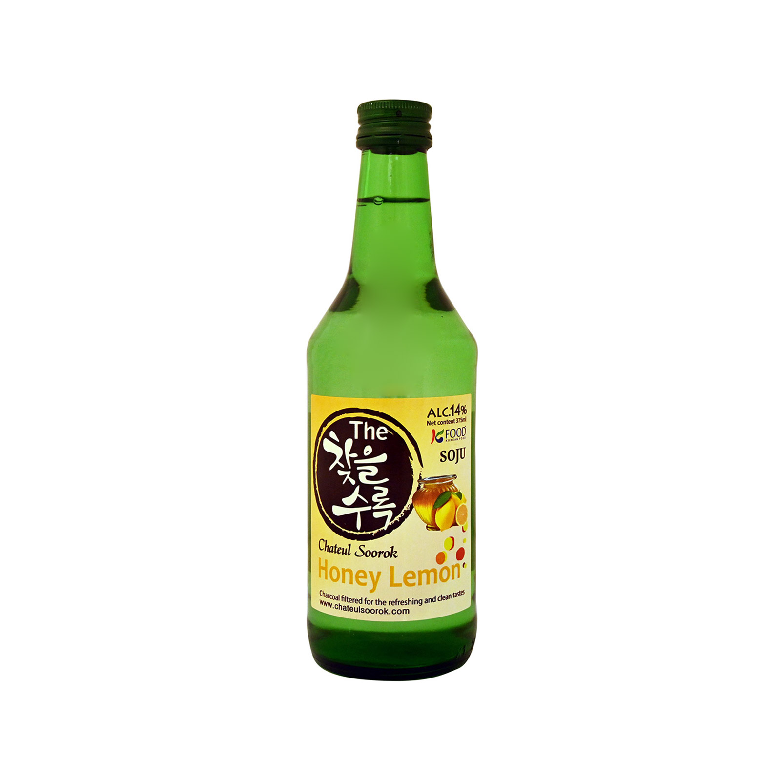 Chateul Soorok soju drink honey lemon 375ml image 1
