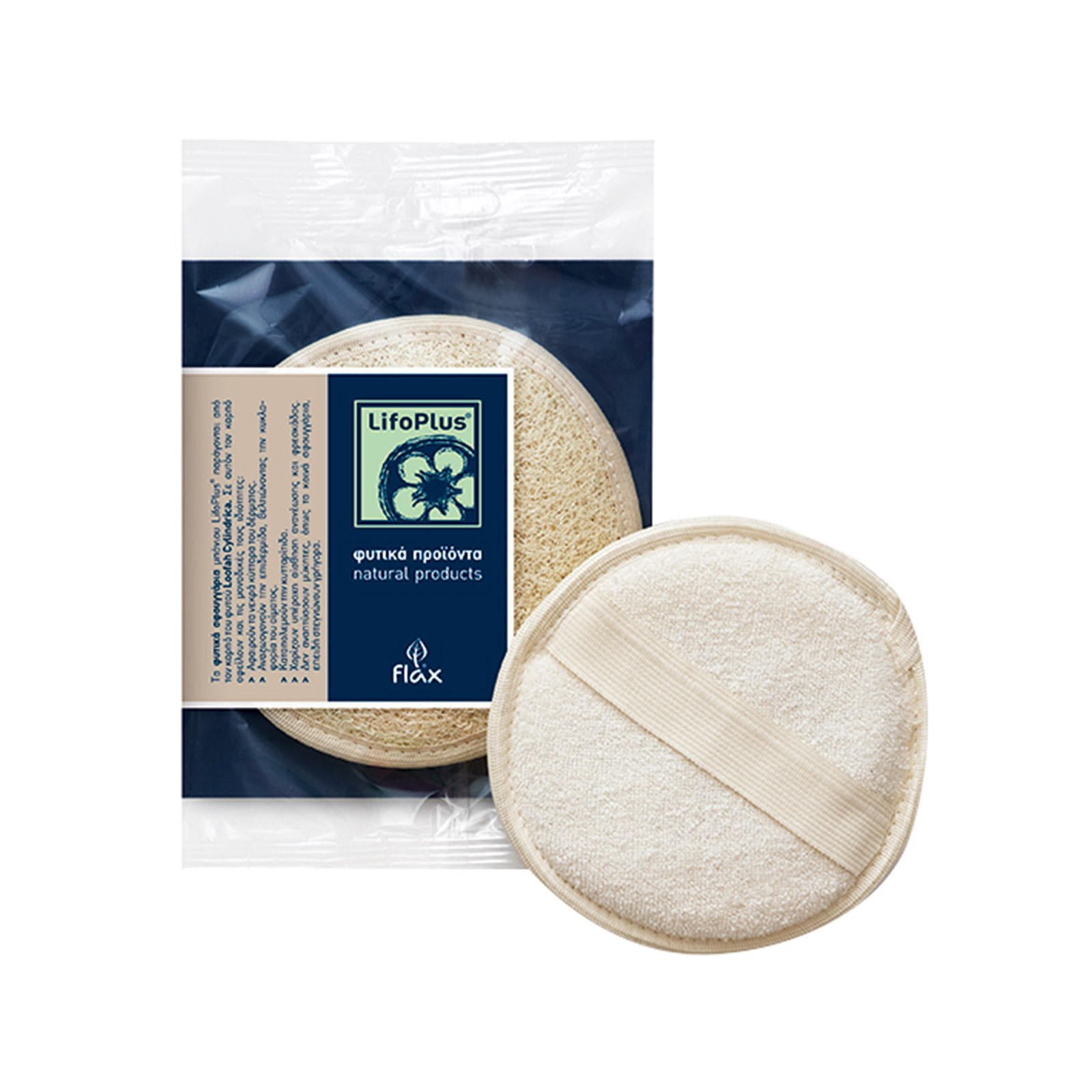 Lifoplus Flax mini γάντι μπάνιου ακατέργαστο/ κατά της κυταρριτιδας εικόνα 1