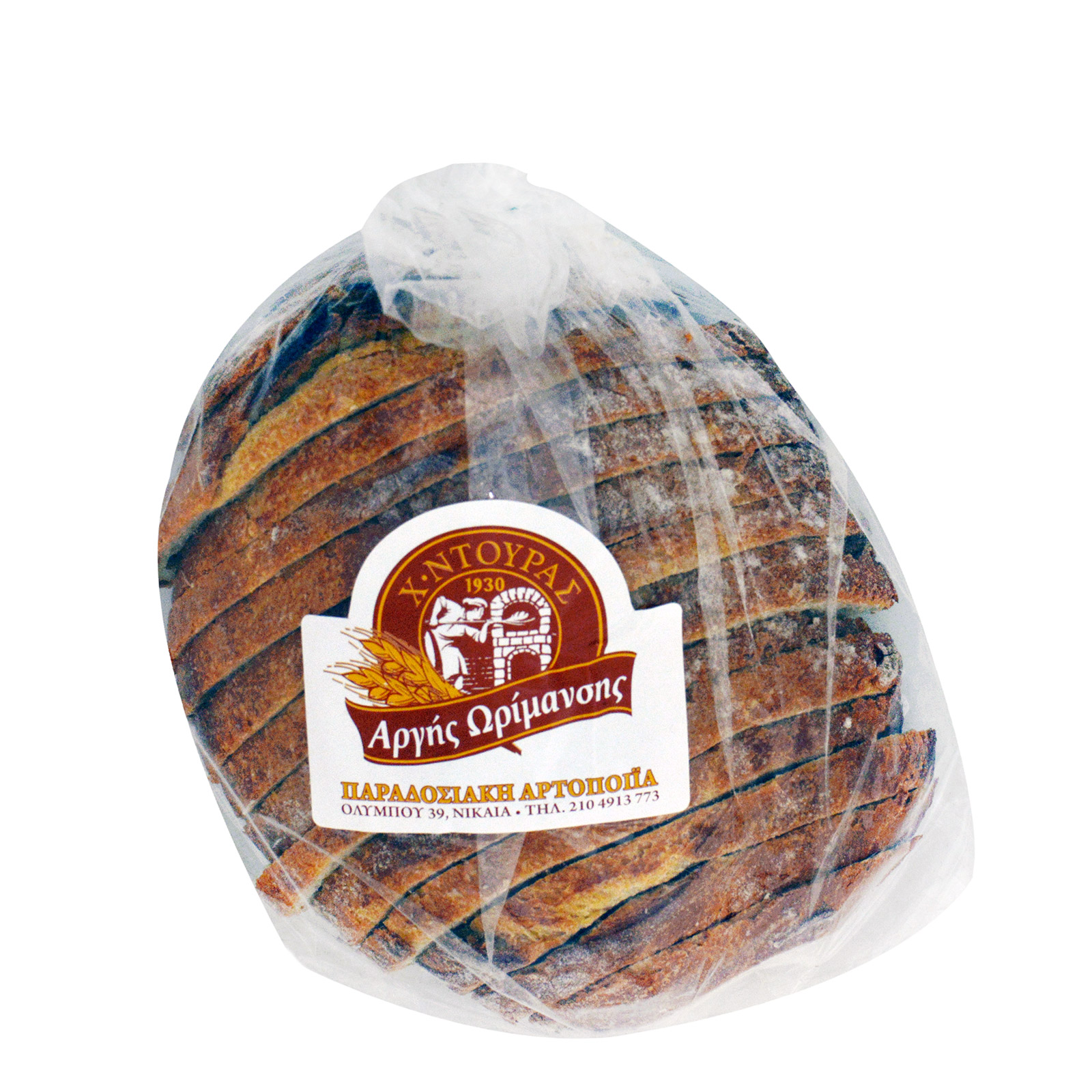 Ντούρας Αργής ωρίμανσης ψωμί χωριάτικο με ξινό προζύμι σε φέτες 750g εικόνα 1