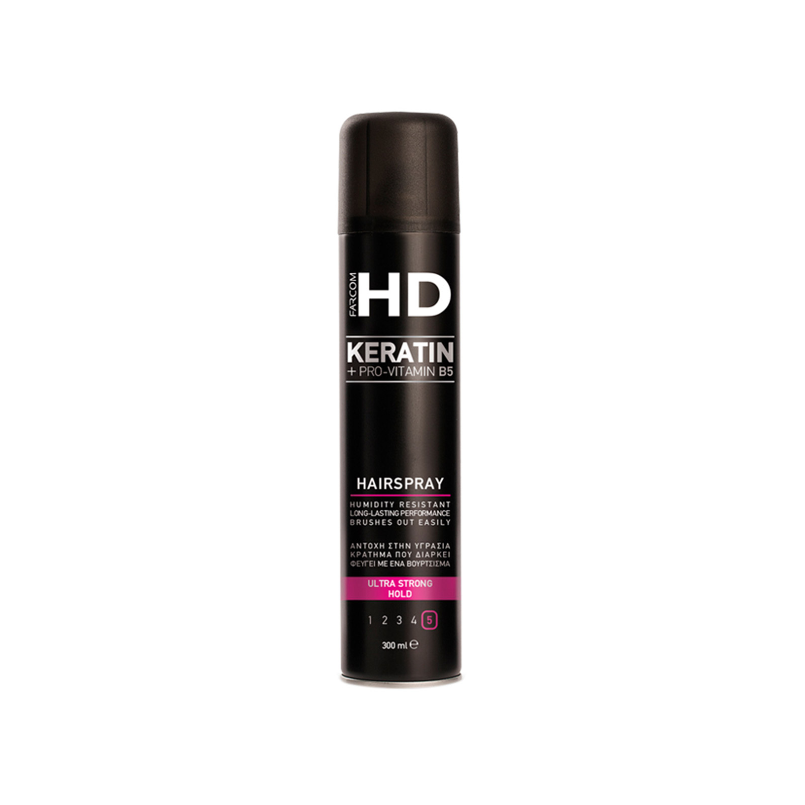 HD Keratin + pro vitamin B5 spray μαλλιών ultra strong 300ml εικόνα 1