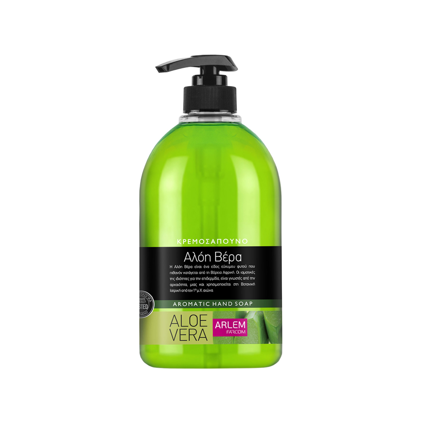 Arlem υγρό κρεμοσάπουνο αλόη βέρα 1000ml εικόνα 1