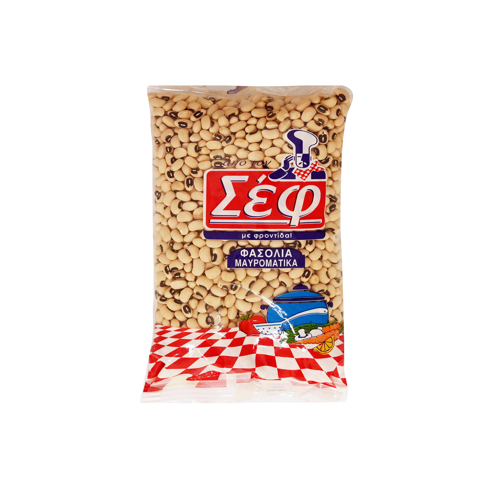 Σέφ φασόλια μαυρομάτικα 500g εικόνα 1