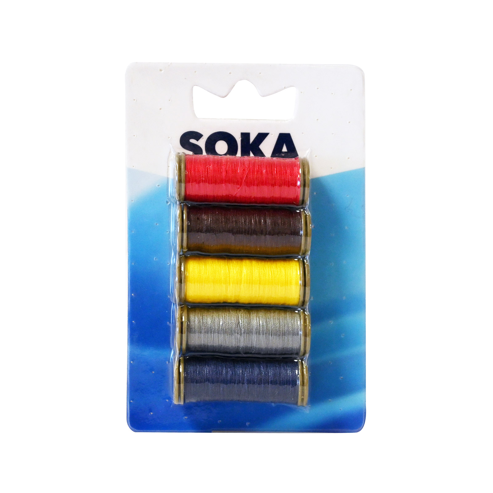 Soka μασουρακι κλωστη 5 χρώματα 5τεμ εικόνα 1