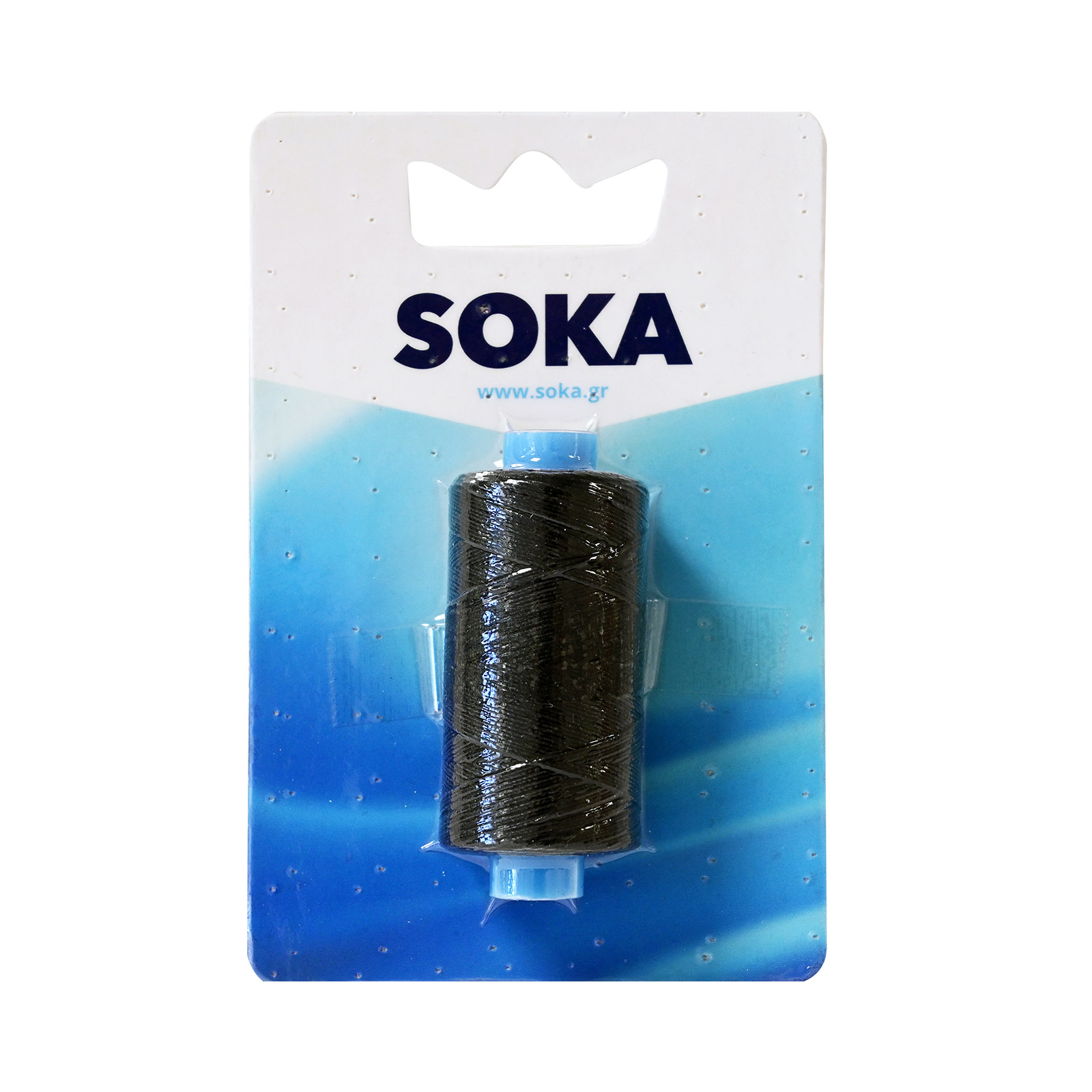 Soka κλωστη ραφής μαύρη - 3 κλώνοι 270μ εικόνα 1