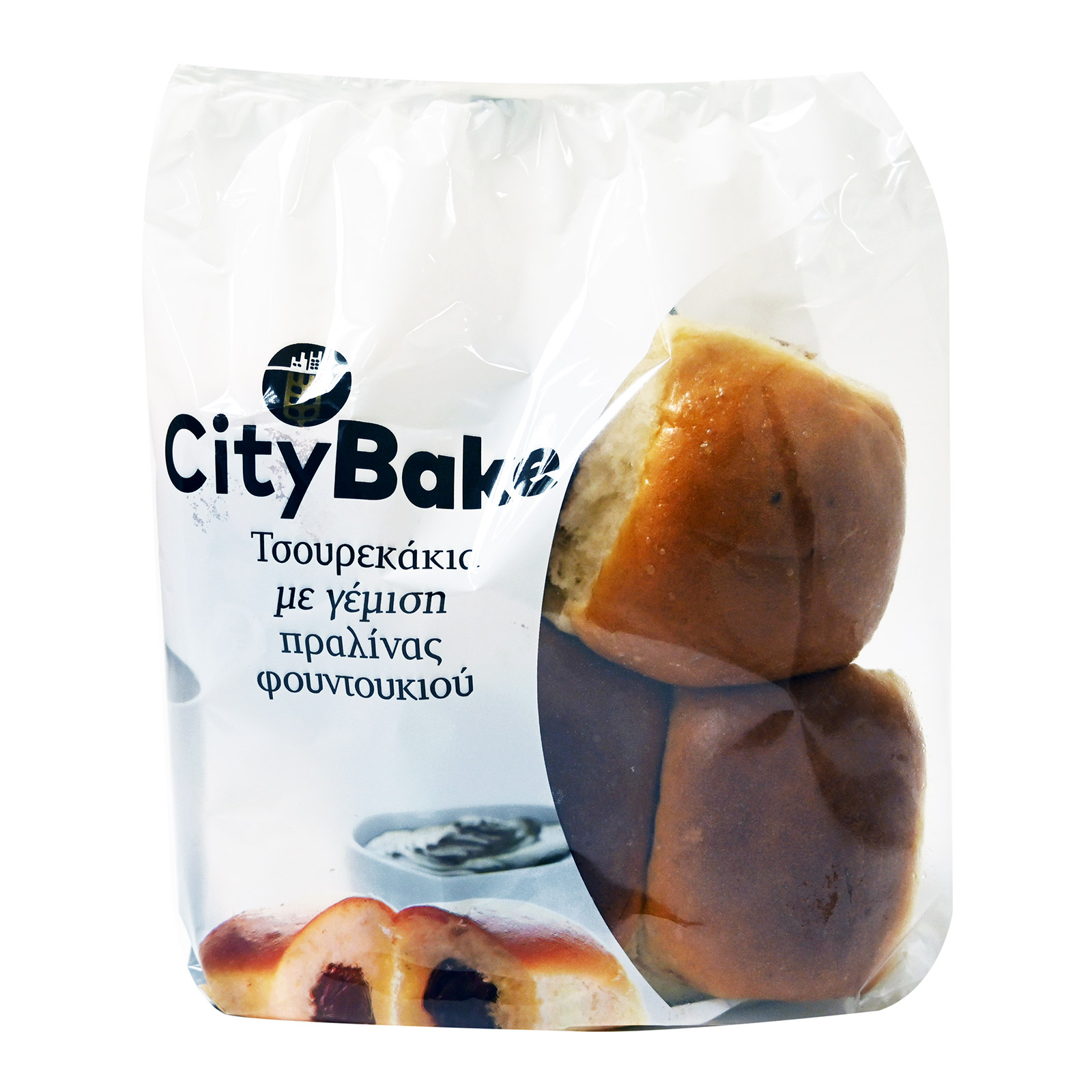 Citybake τσουρεκάκια γεμιστά με πραλίνα φουντουκιού 400g εικόνα 1