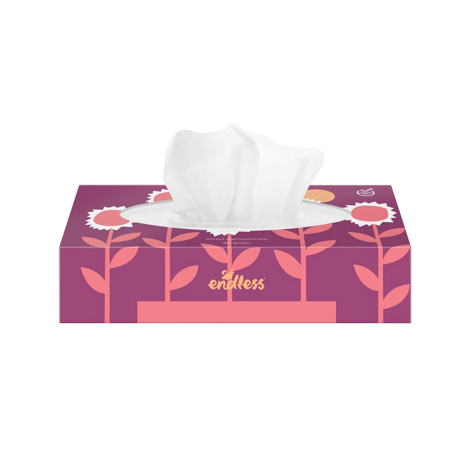 Endless χαρτομάντηλα επιτραπέζια ροζ 114g εικόνα 1