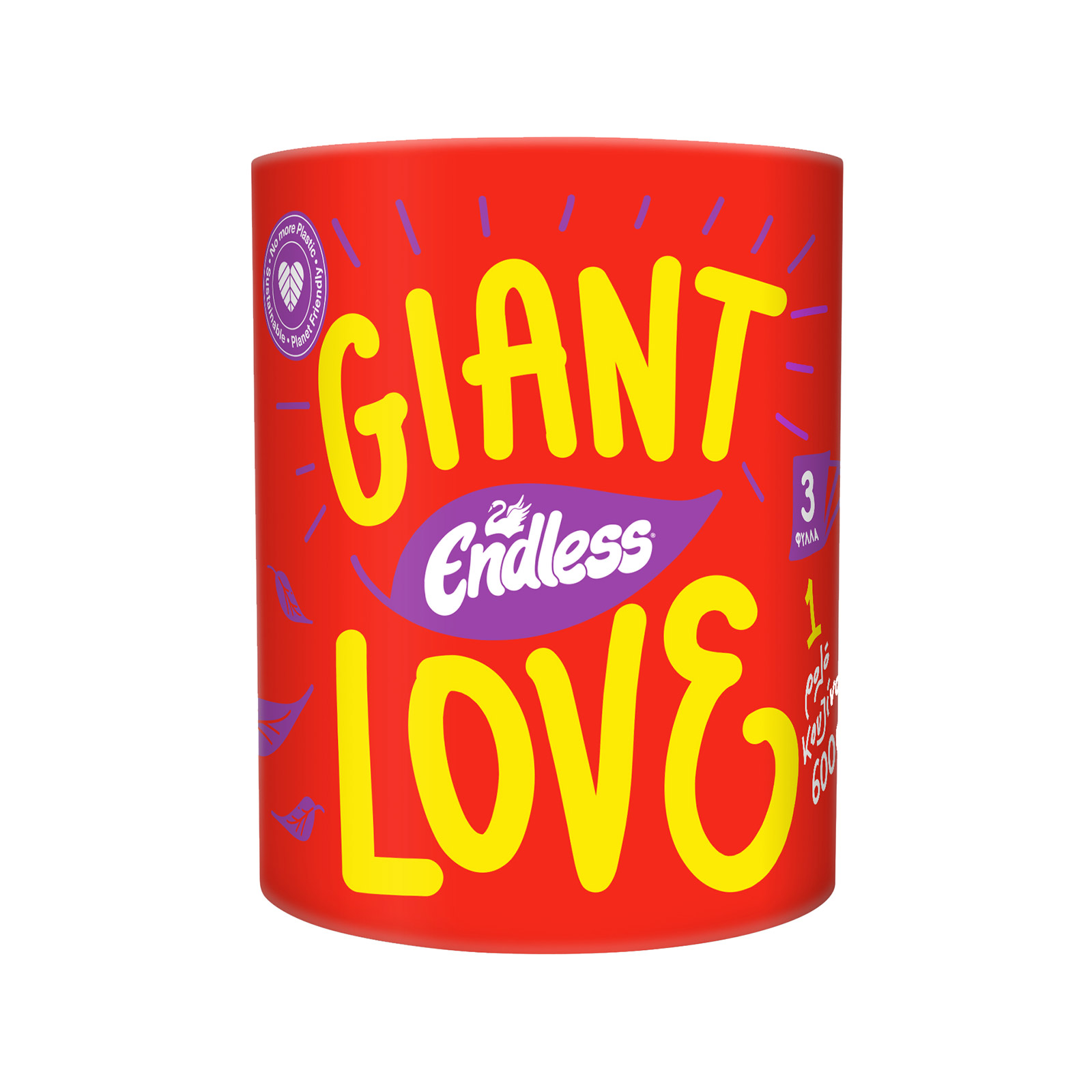 Endless Earth giant love ρολό χαρτί κουζίνας 3φυλλο 600g εικόνα 1
