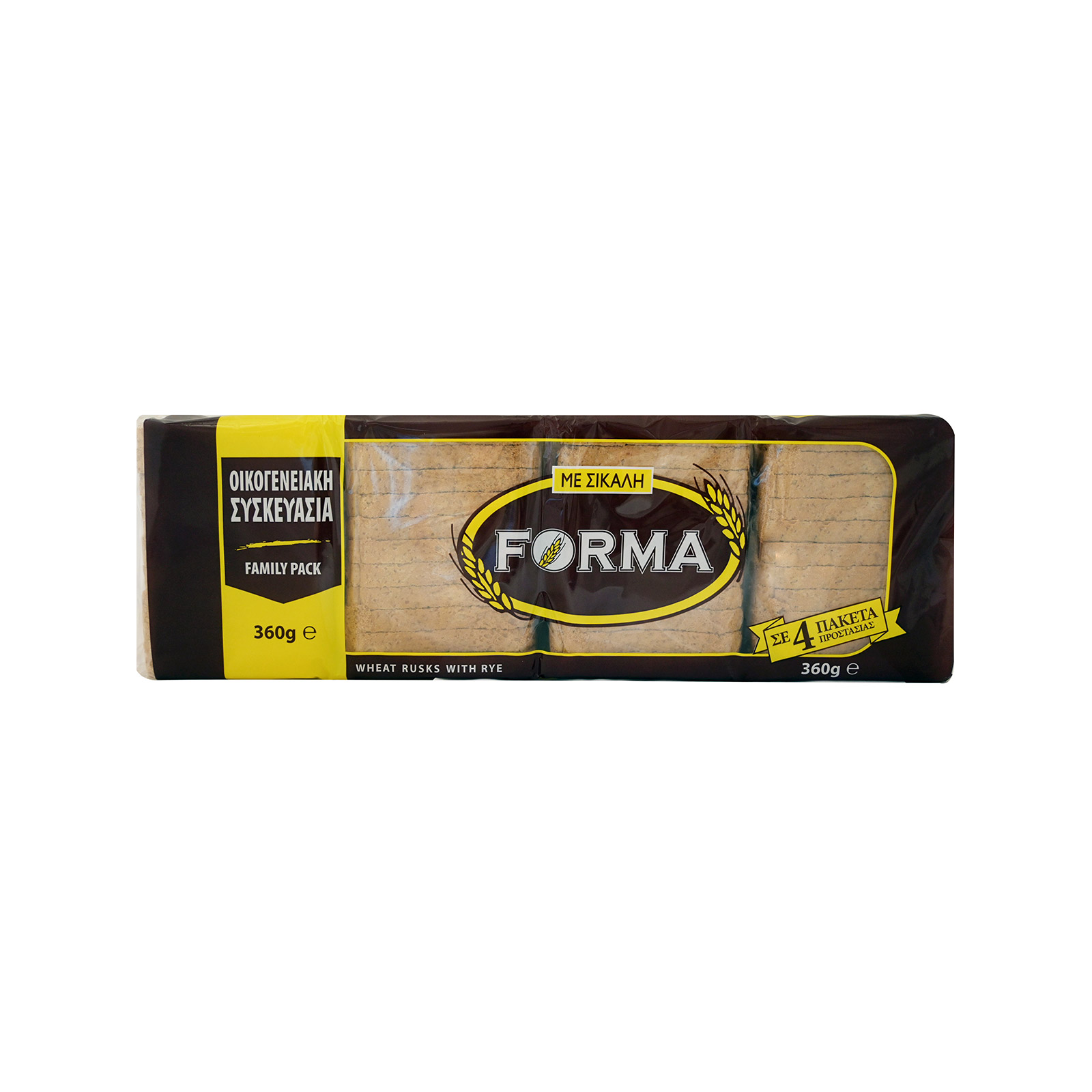 Forma φρυγανιές σίκαλης 4x90g εικόνα 1