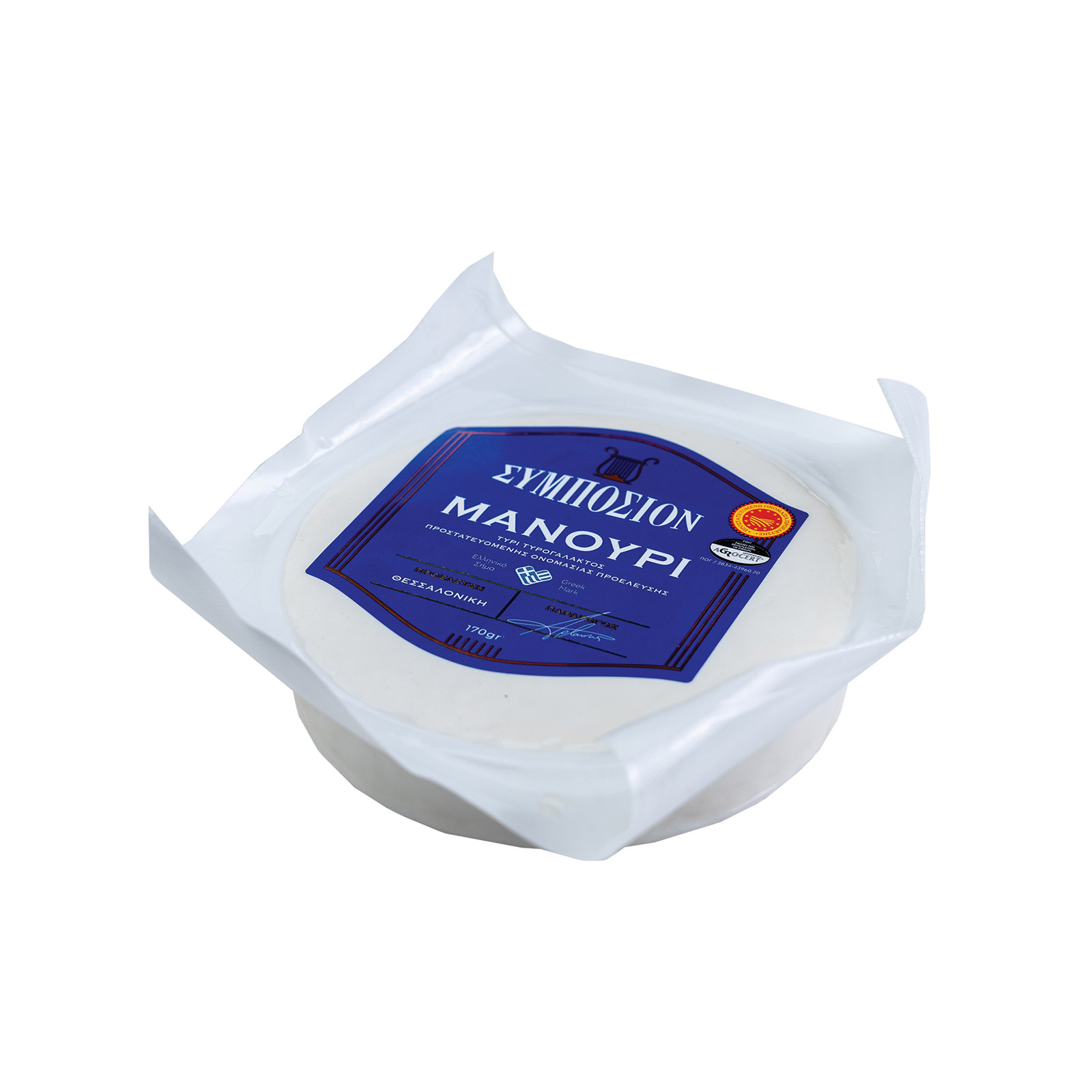 Συμπόσιον Μανούρι τυρί τυρογάλακτος 170g εικόνα 1