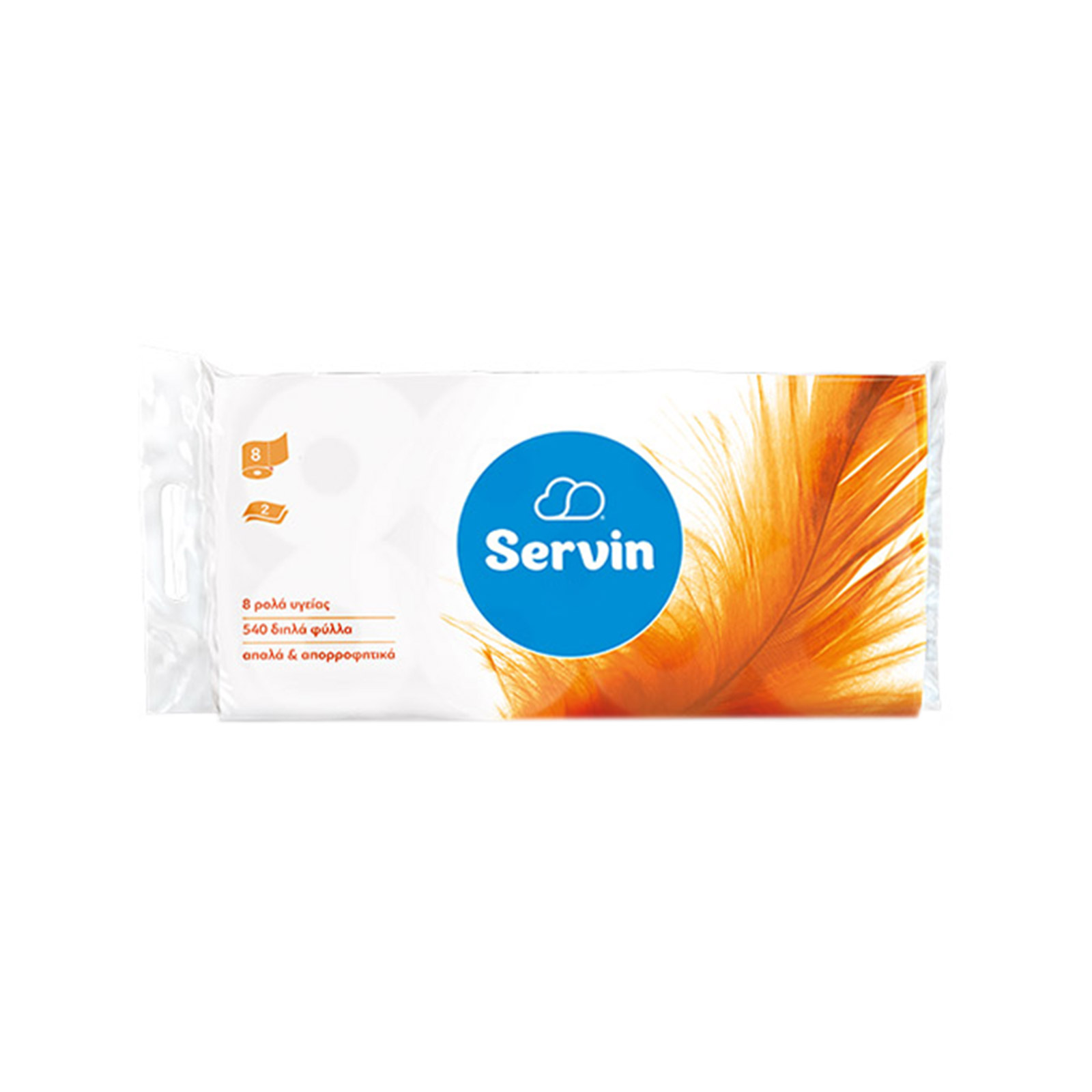 Servin ρολό χαρτί υγείας silky 8τεμ εικόνα 1