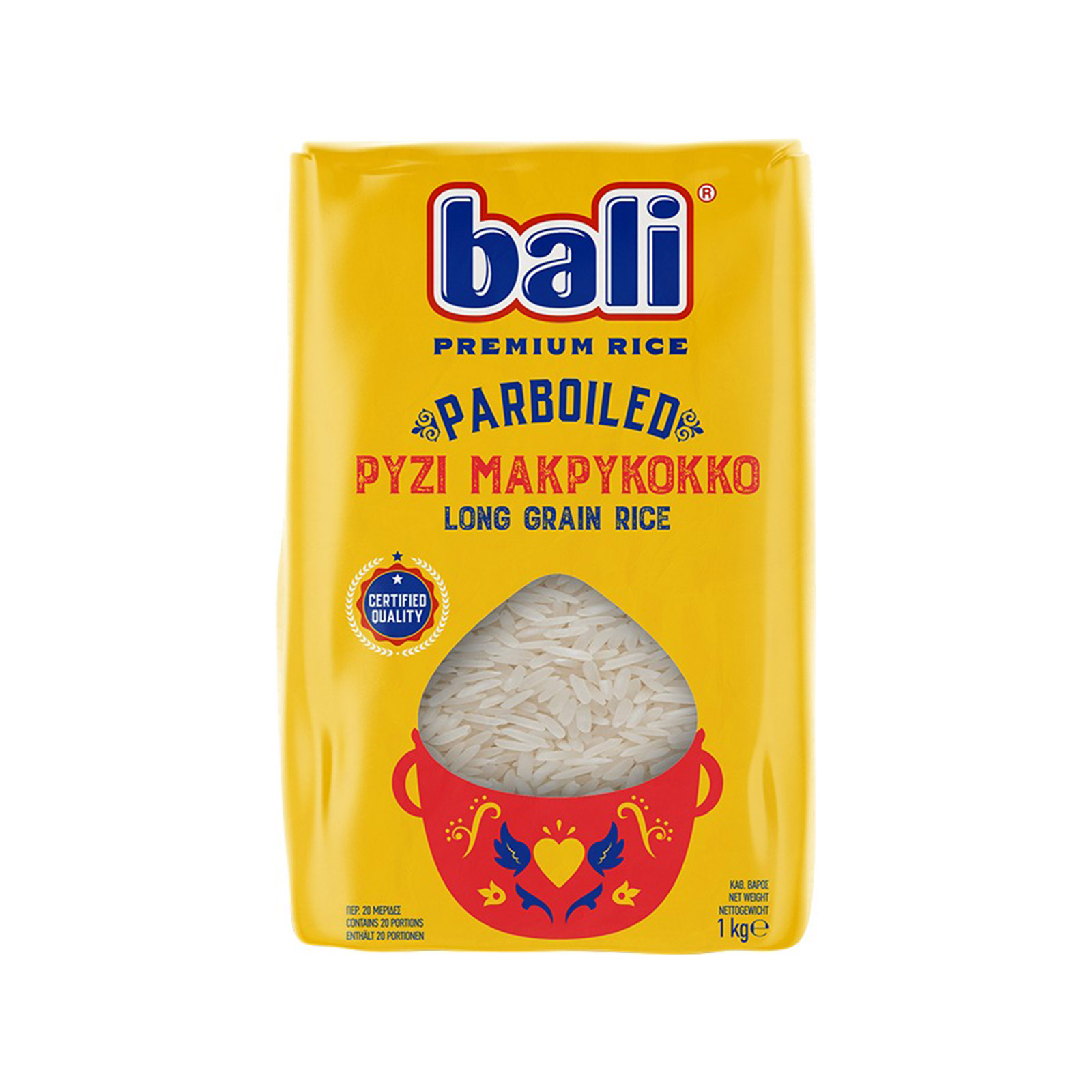 Bali ρύζι parboiled μακρύκοκκο 1kg εικόνα 1