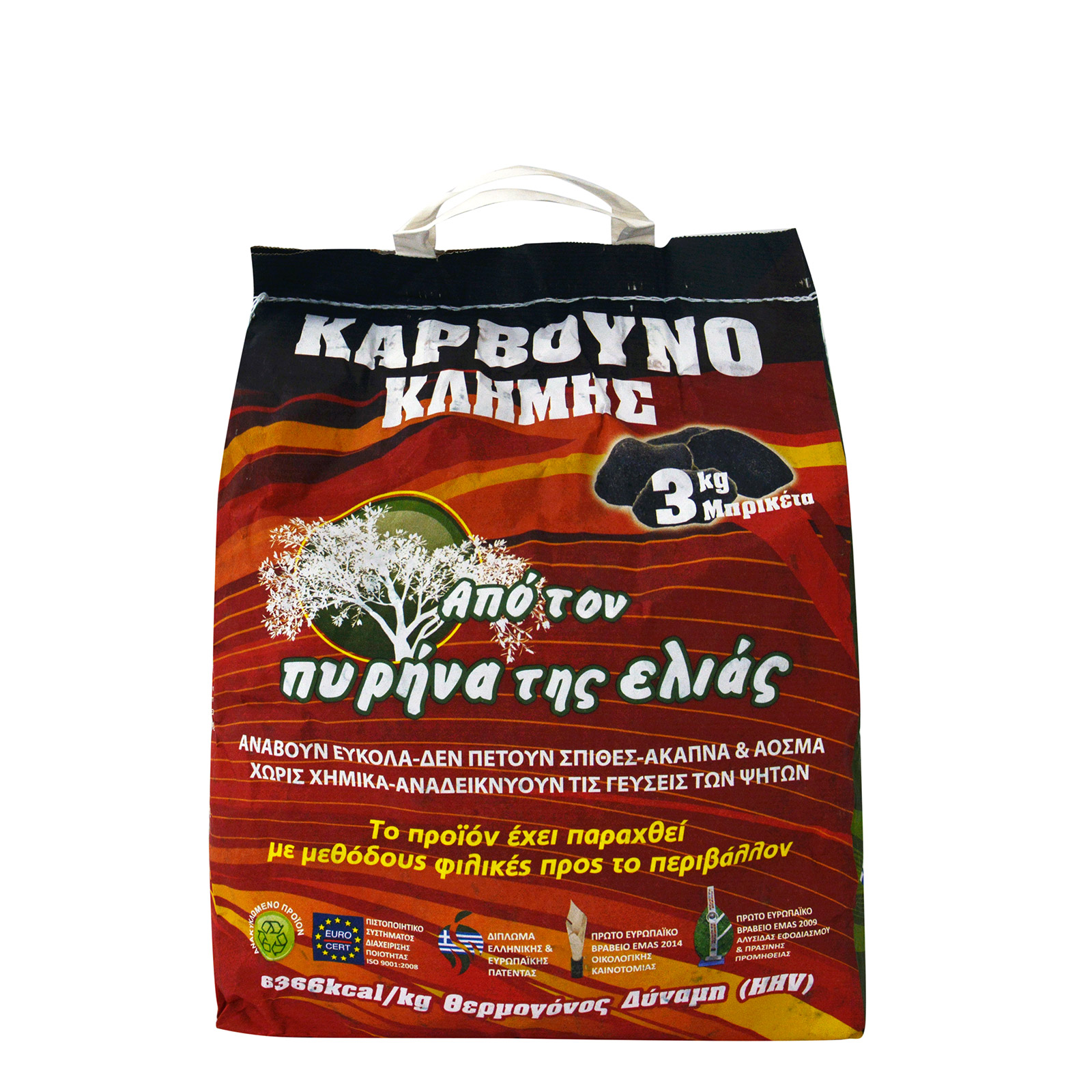 Κλήμης κάρβουνα 3kg εικόνα 1
