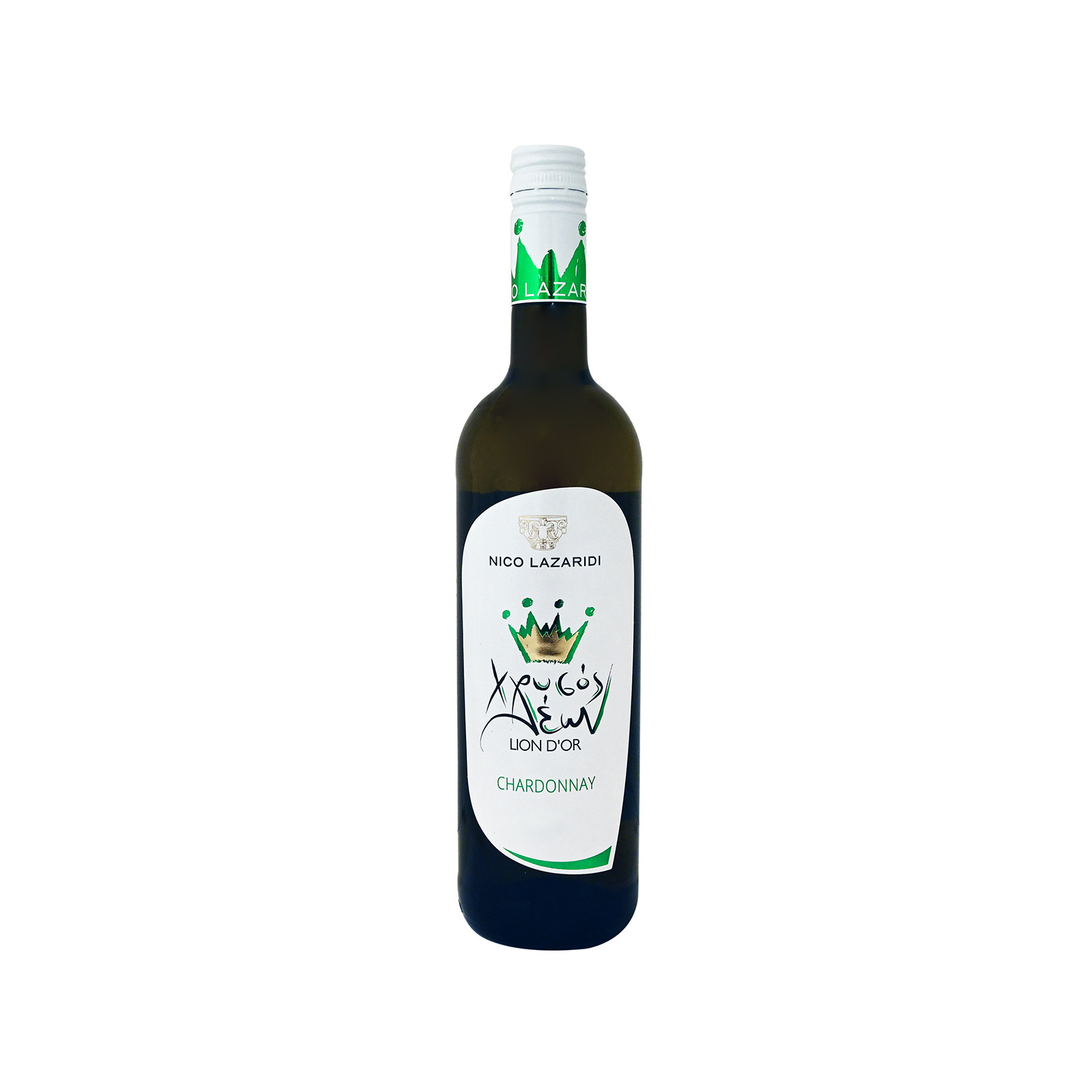 Nico Lazaridi Χρυσός Λέων οίνος λευκός ξηρός chardonnay 750ml εικόνα 1