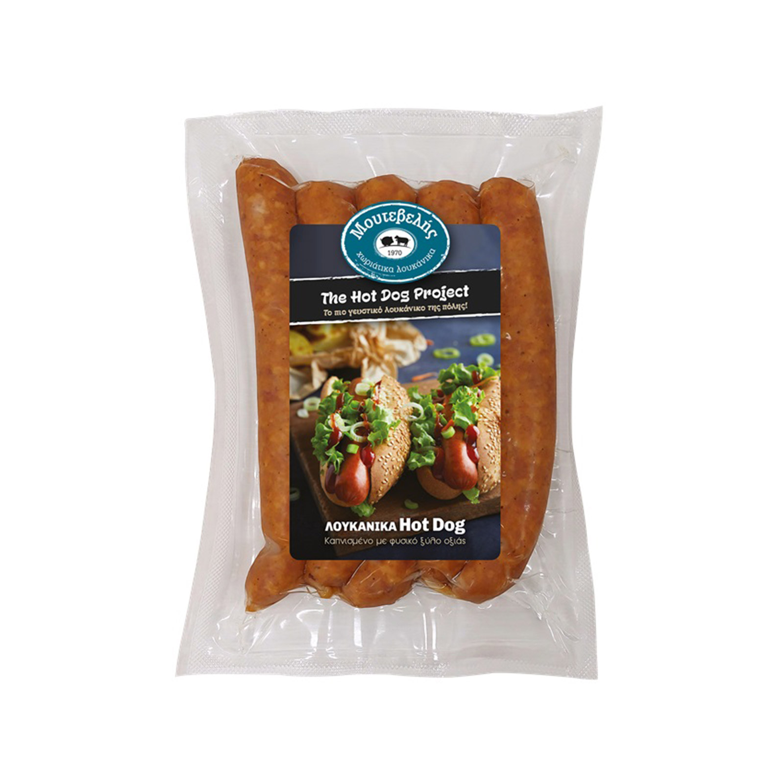 Μουτεβελής Hot Dog λουκάνικα 300g εικόνα 1