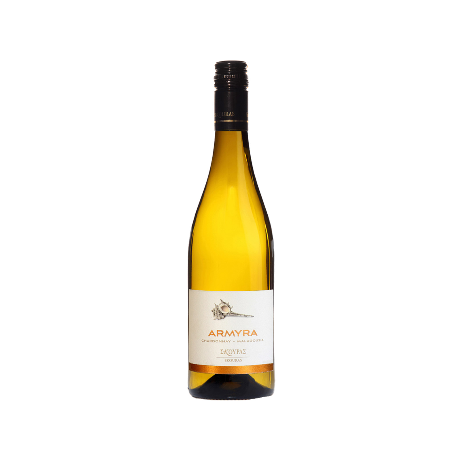 Σκούρας Αrmyra οίνος λευκός Chardonnay - Μαλαγουζιά 750ml εικόνα 1