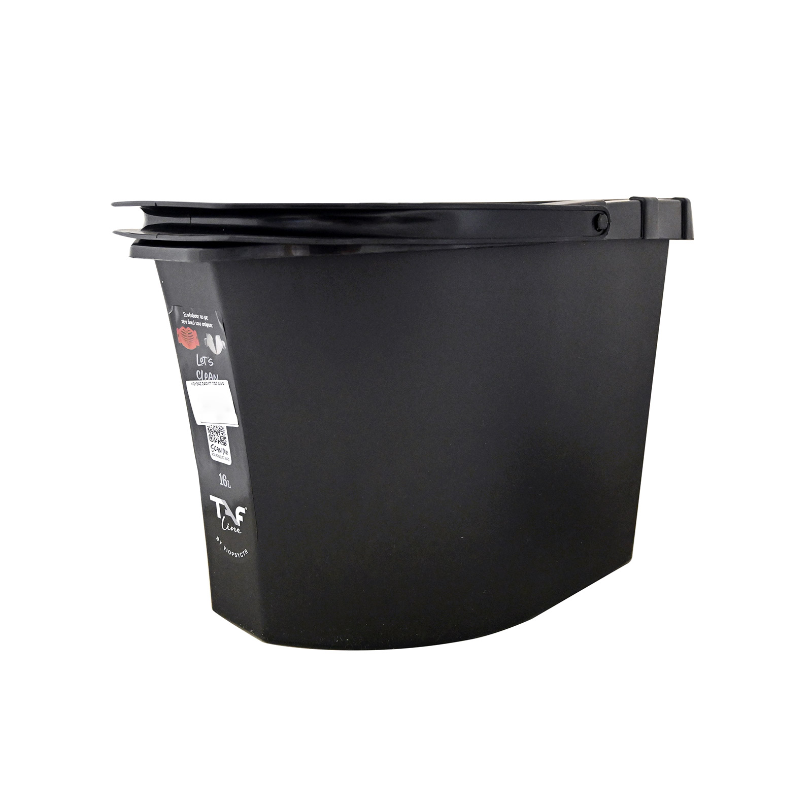 Κουβάς σφουγγαρίσματος μαύρος εικόνα 1