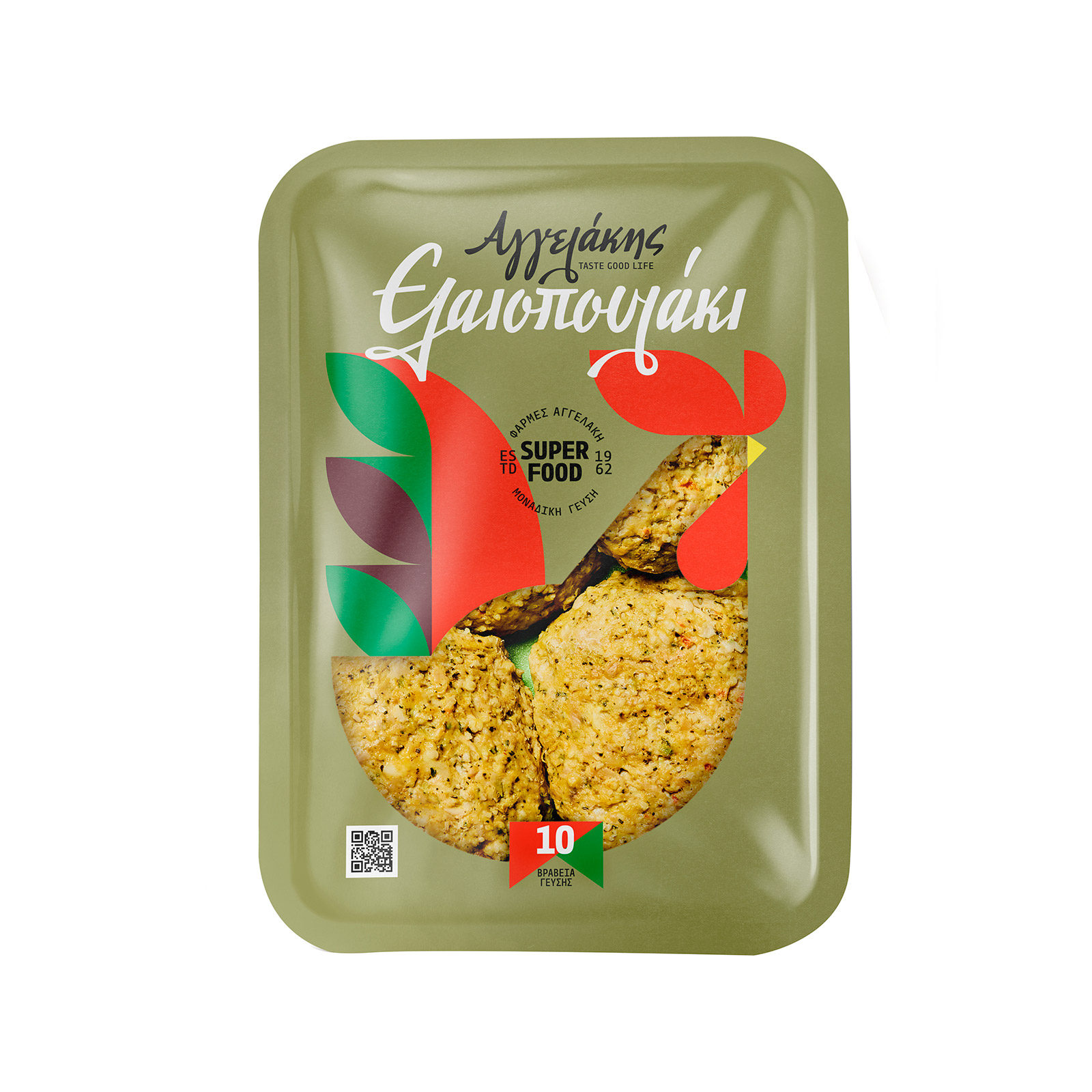 Αγγελάκης Ελαιοπουλάκι μπιφτέκι κοτόπουλο με βρώμη 500g εικόνα 1