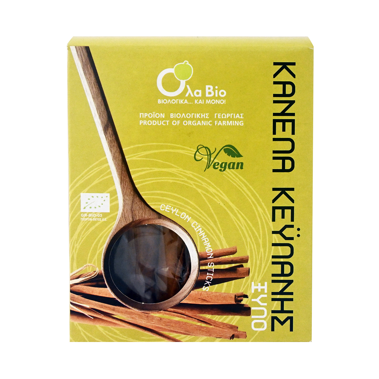 Ολα Bio κανέλα Κεϋλάνης sticks 50g εικόνα 1