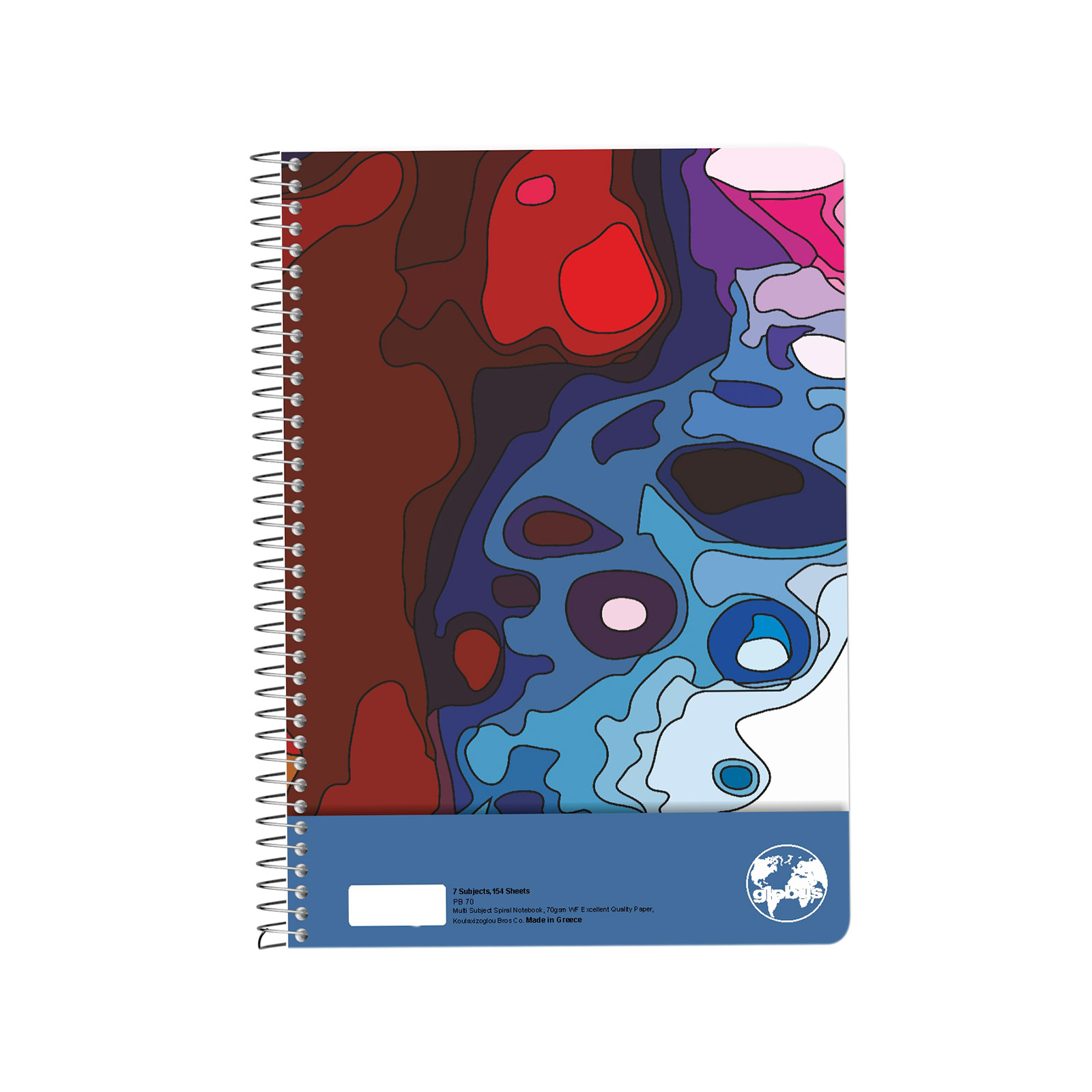 Globus Tectra spiral notebook A4 3 subjects image 1