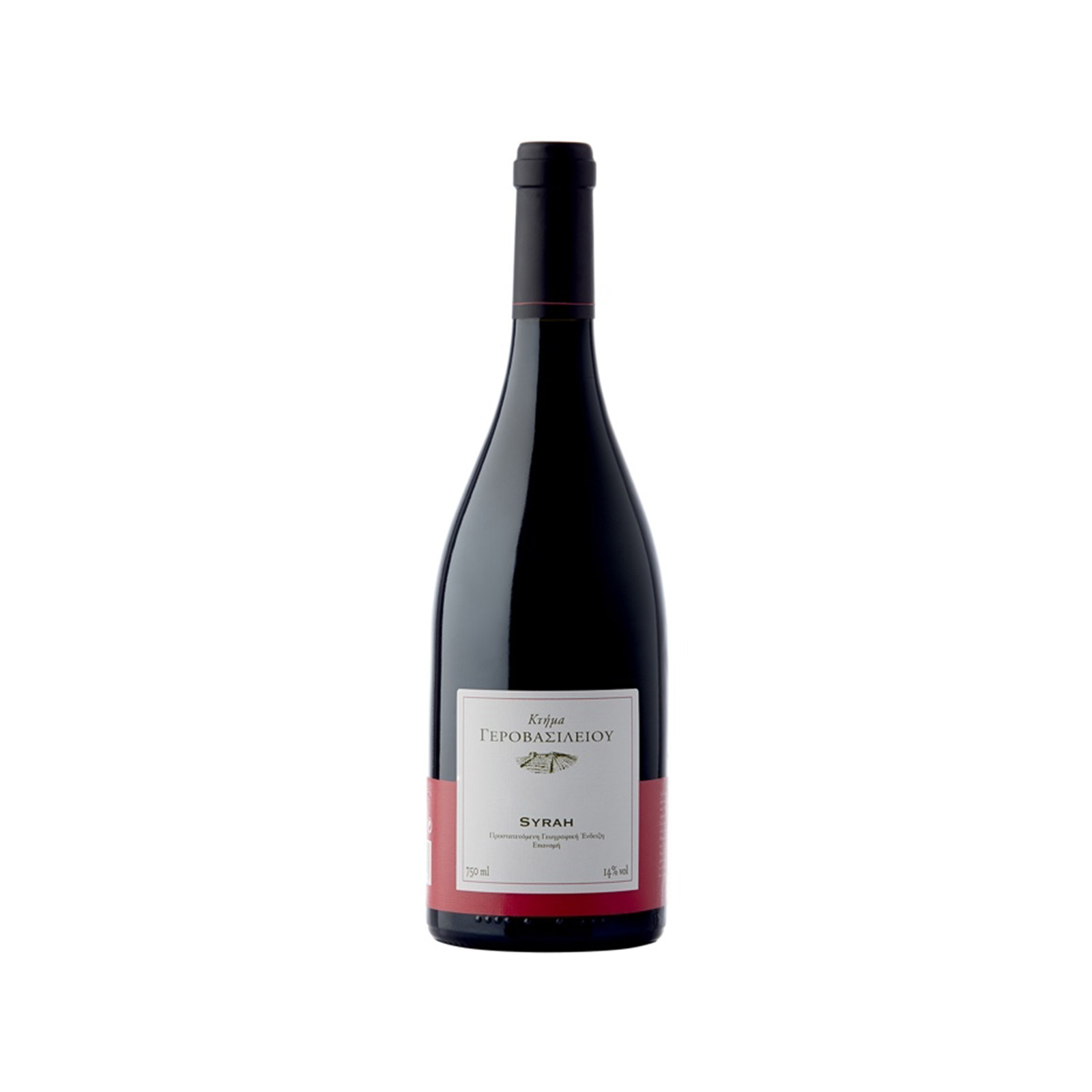 Κτήμα Γεροβασιλείου Syrah οίνος ερυθρός 750ml εικόνα 1