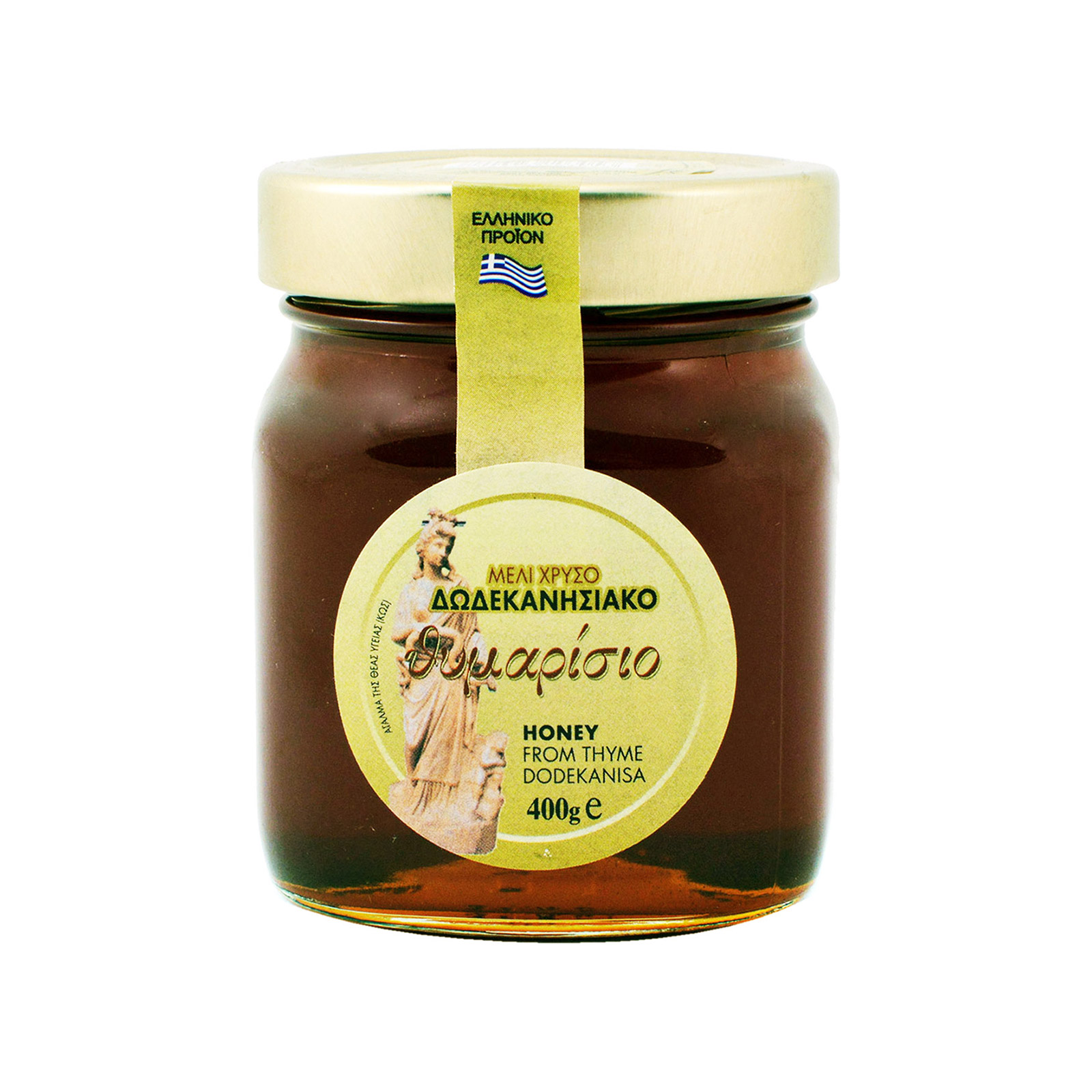 Μέλι Χρυσό Δωδεκανησιακό μέλι θυμαρίσιο 400g εικόνα 1