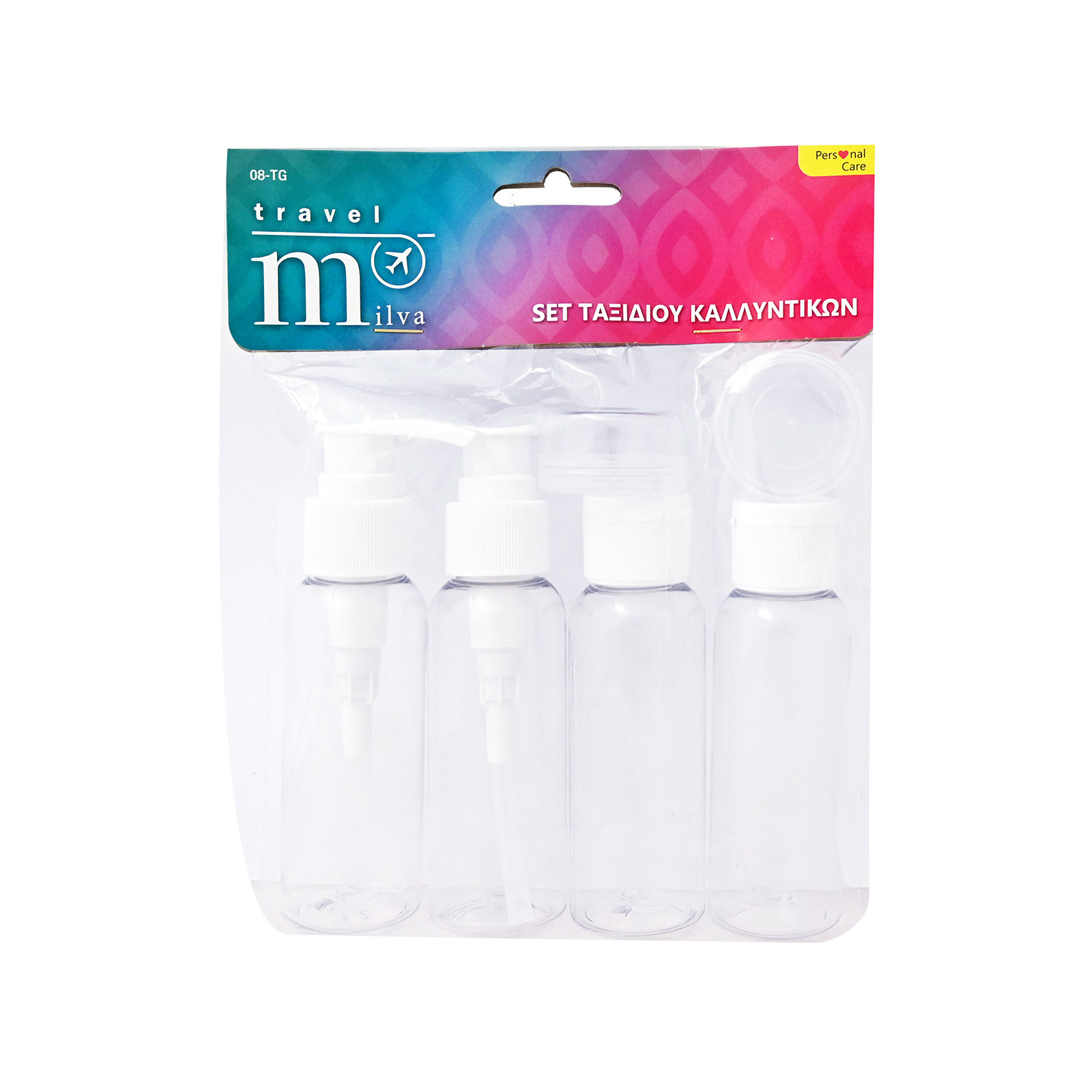 Milva Travel σετ μπουκαλάκια ταξιδίου εικόνα 1