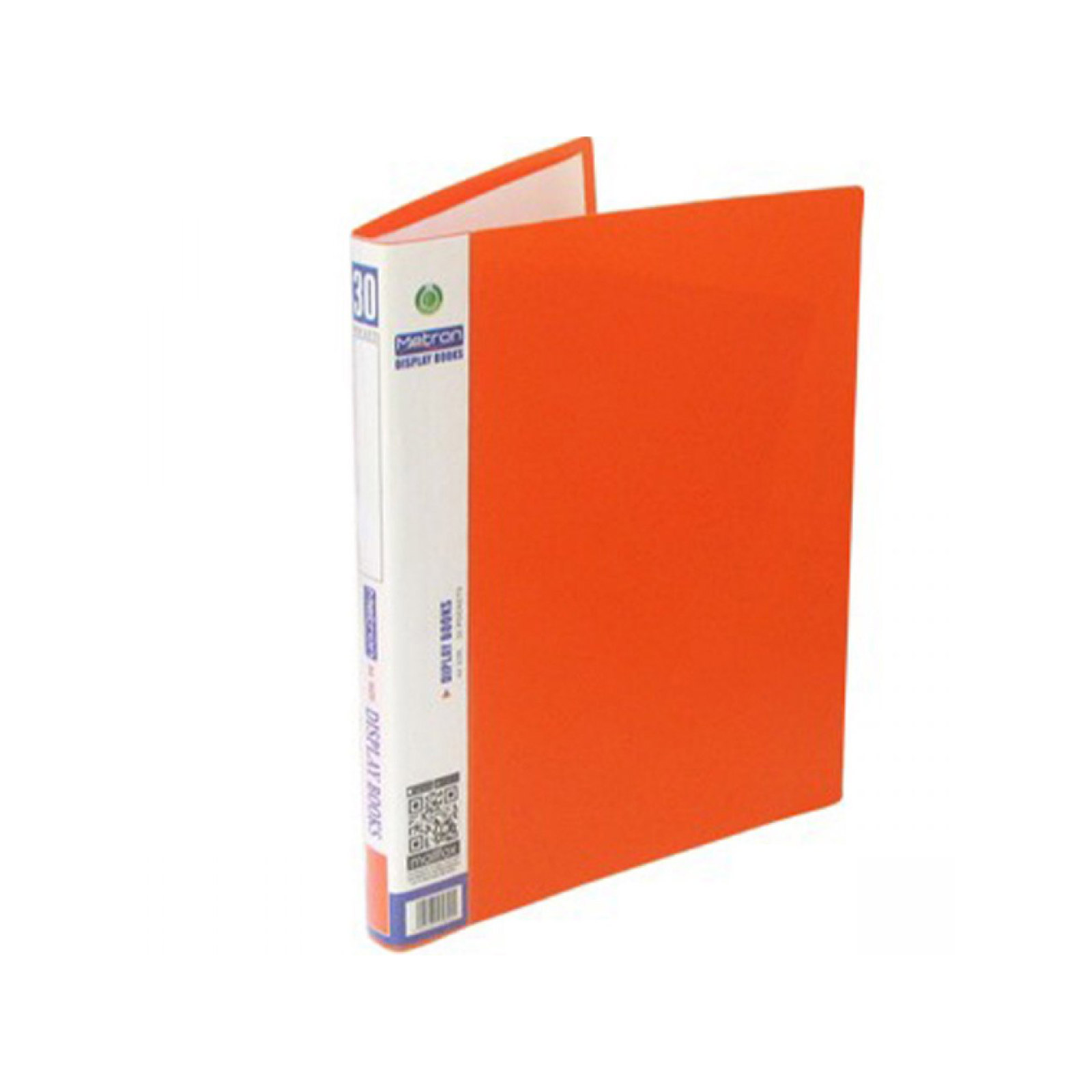 Metron ντοσιέ σουπλ πορτοκαλί Α4 30 θέσεων εικόνα 1