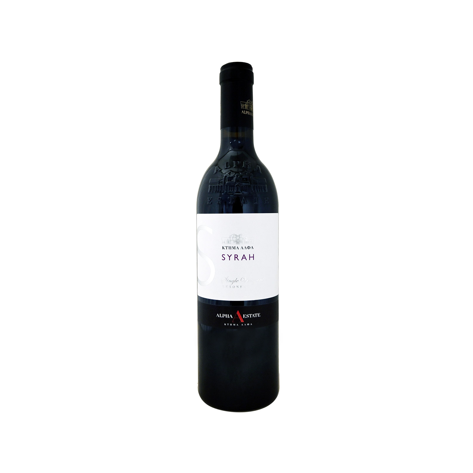 Κτήμα Άλφα οίνος ερυθρός ξηρός syrah 750ml εικόνα 1
