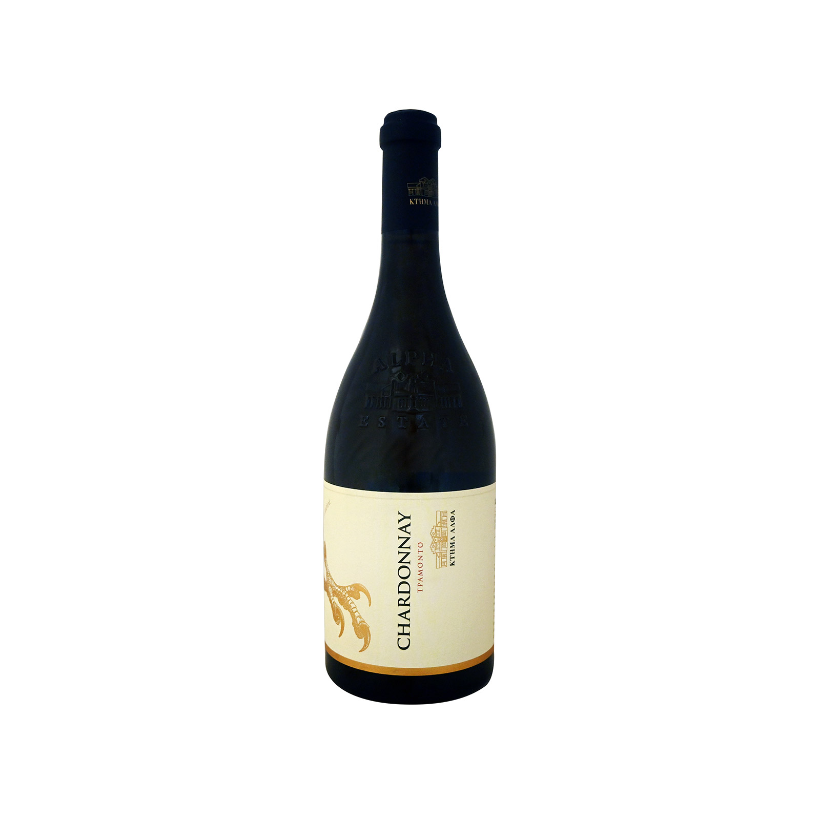 Κτήμα Άλφα Chardonnay κρασί λευκό ξηρό 750ml εικόνα 1