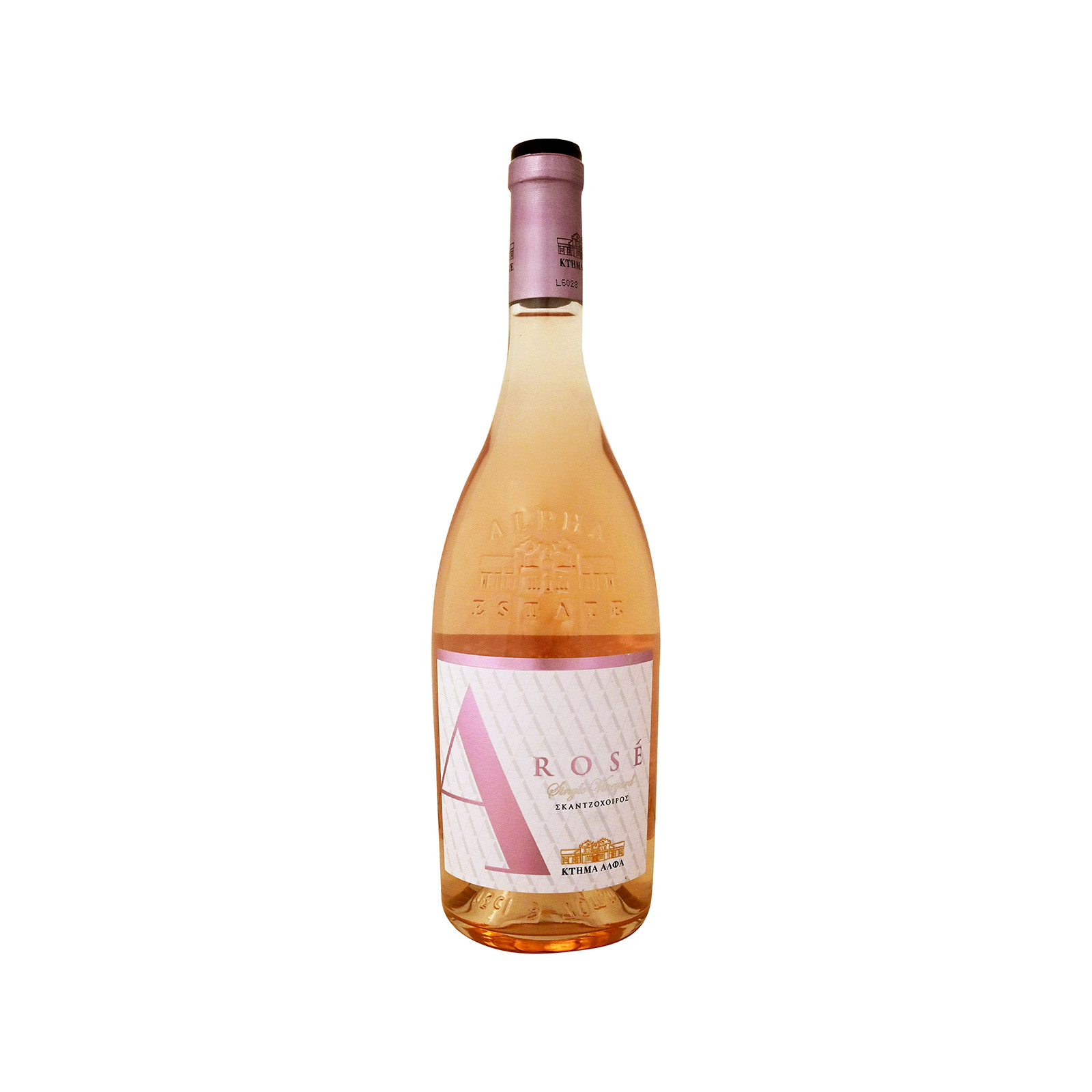 Κτήμα Άλφα κρασί ροζέ ξηρό 750ml εικόνα 1
