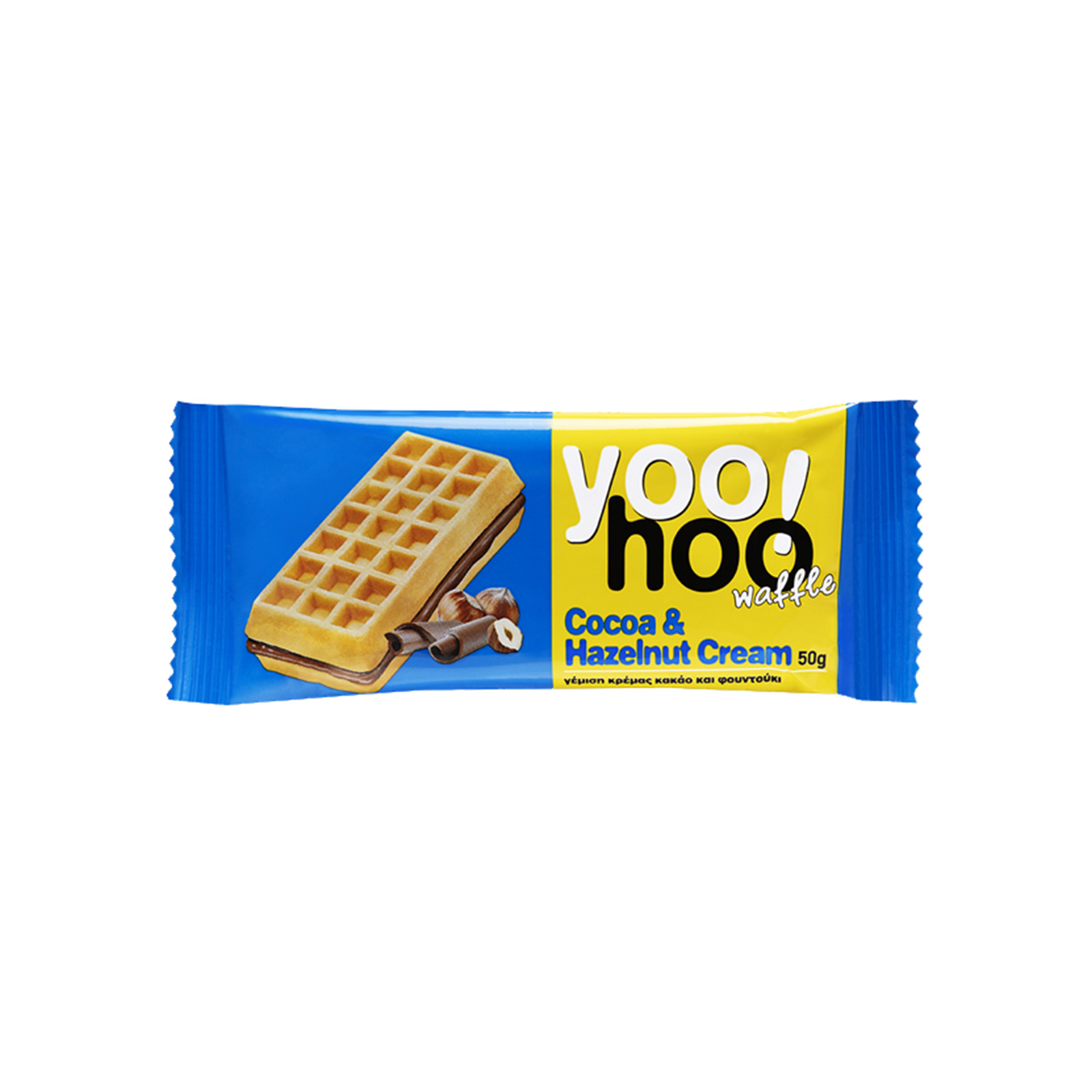 Yoo Moo βάφλα cocoa & hazelnut cream 52g εικόνα 1