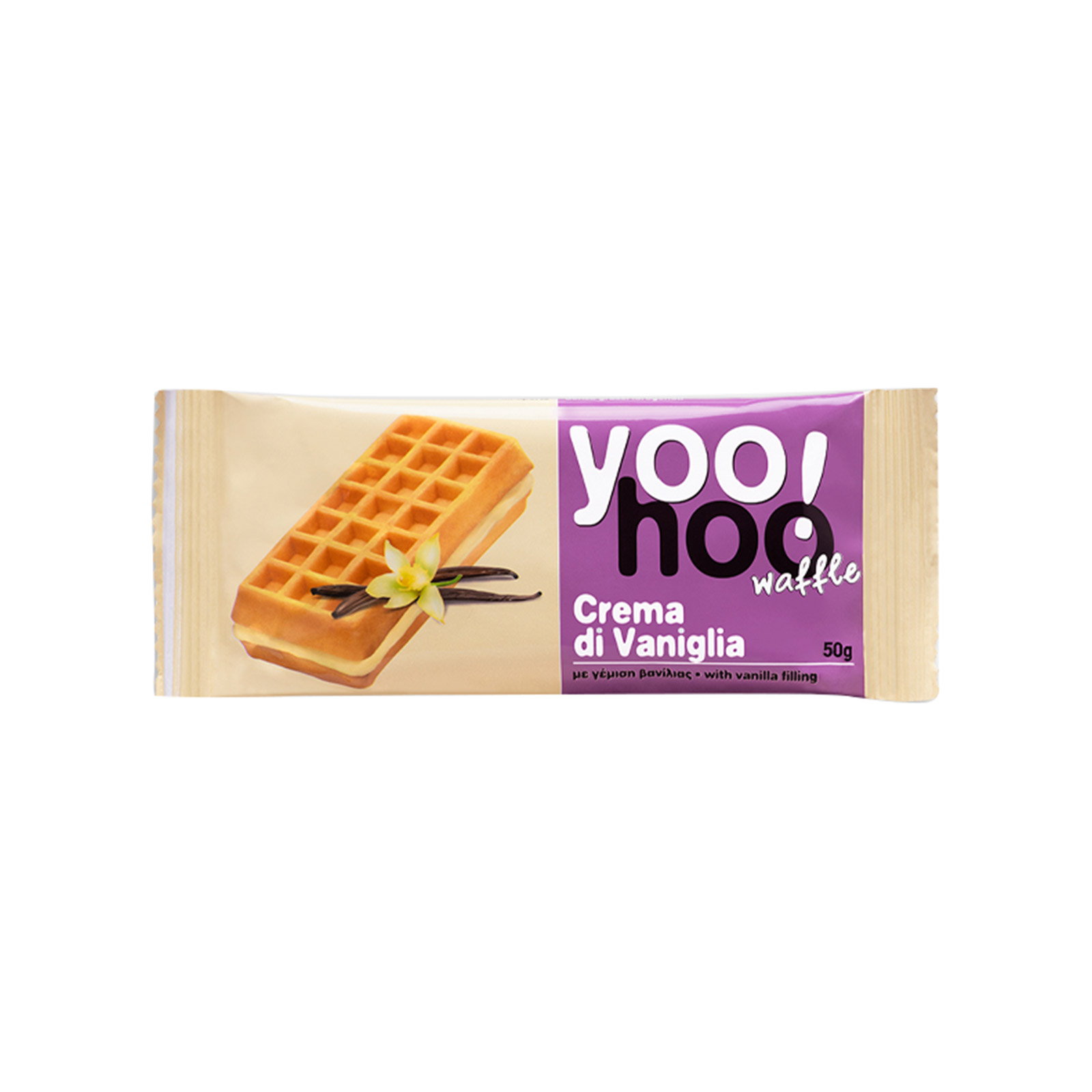 Yoo Moo βάφλα crema di vaniglia 52g εικόνα 1